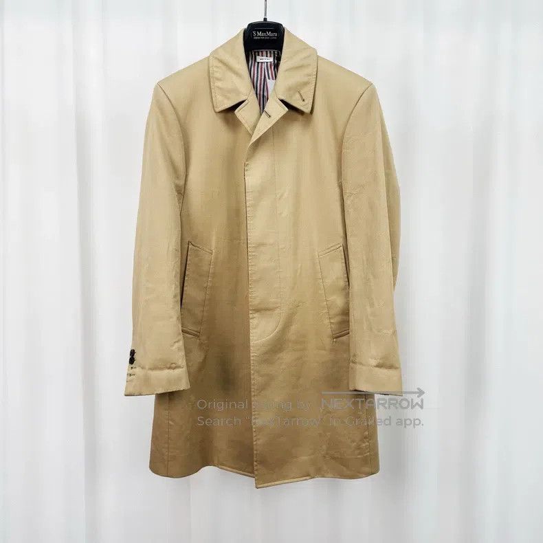 Thom Browne Thom Browne Khaki Striped Windbreaker Jacket Size US XS / EU 42 / 0 - 1 Thumbnail