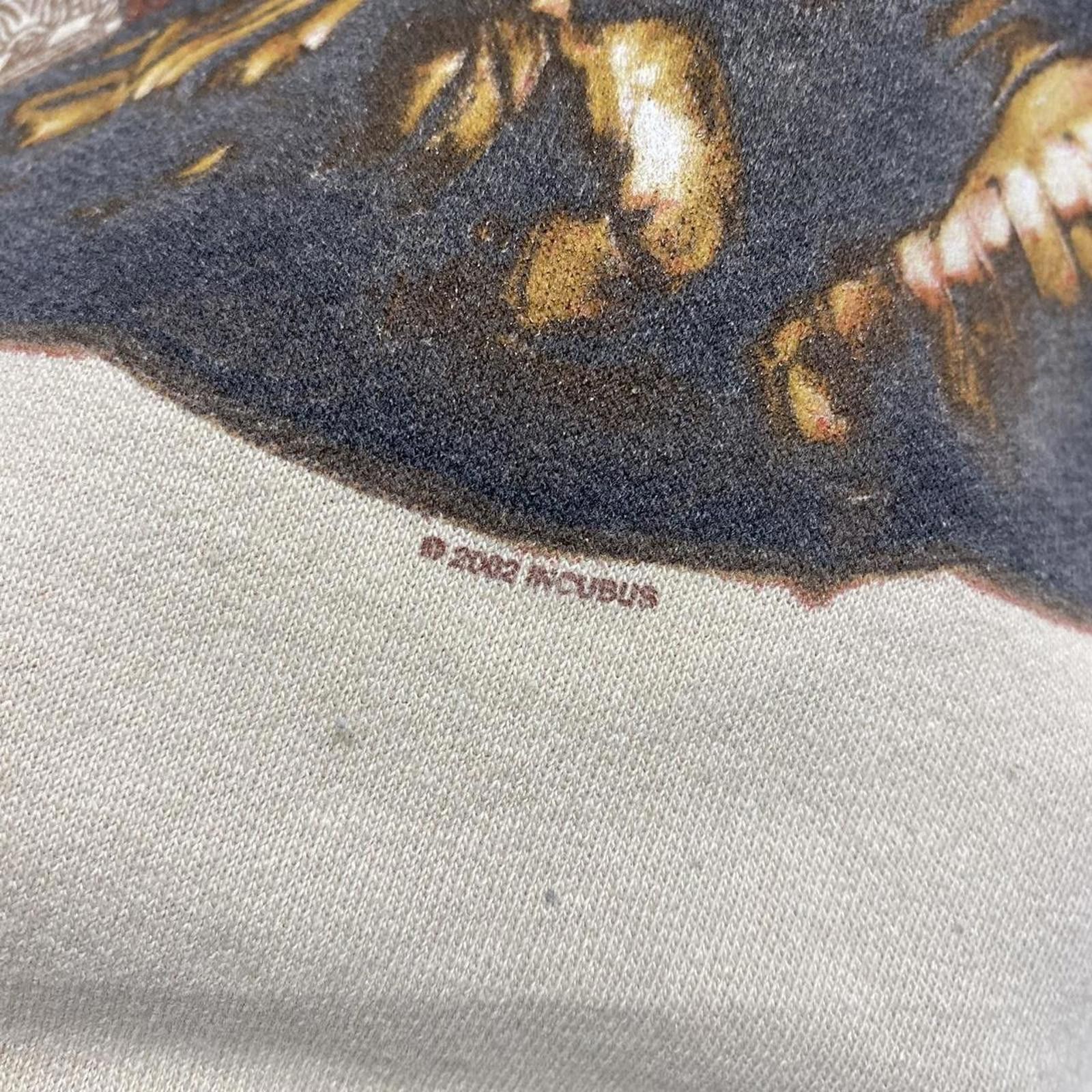 Band Tees 2002 cream and brown incubus band hoodie Size US L / EU 52-54 / 3 - 3 Thumbnail