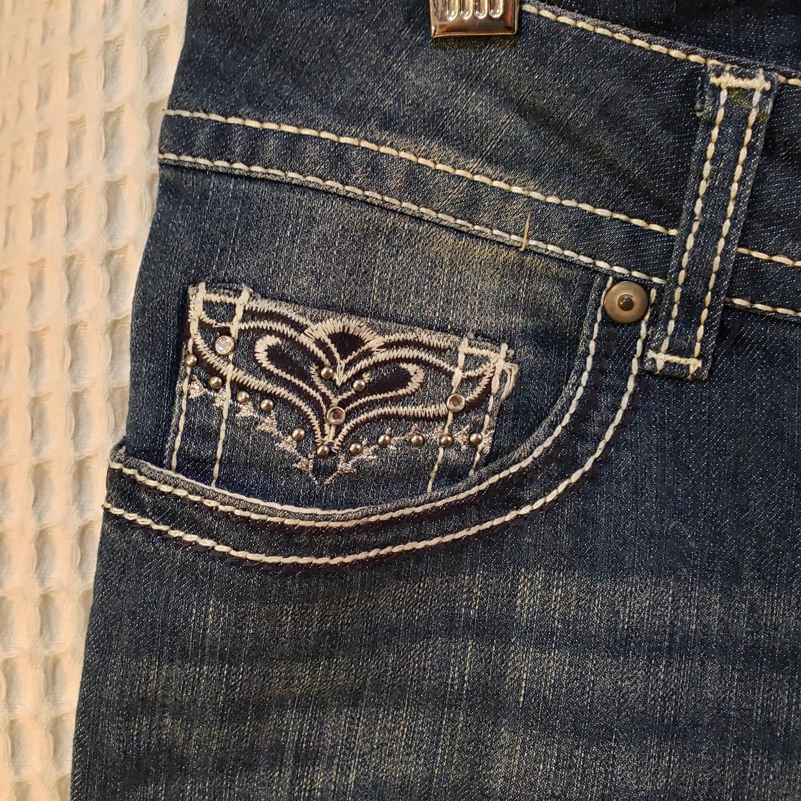 Faded Glory Faded Glory Women's Bootcut Jeans Embroidered Back Pockets Size 30" / US 8 / IT 44 - 4 Thumbnail