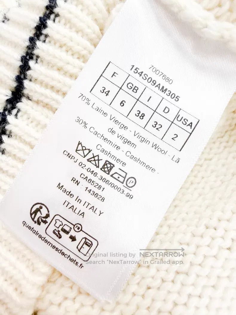 Dior Dior Lucky Star slogan knitted short sleeves Size XXS / US 00 / IT 34 - 6 Thumbnail