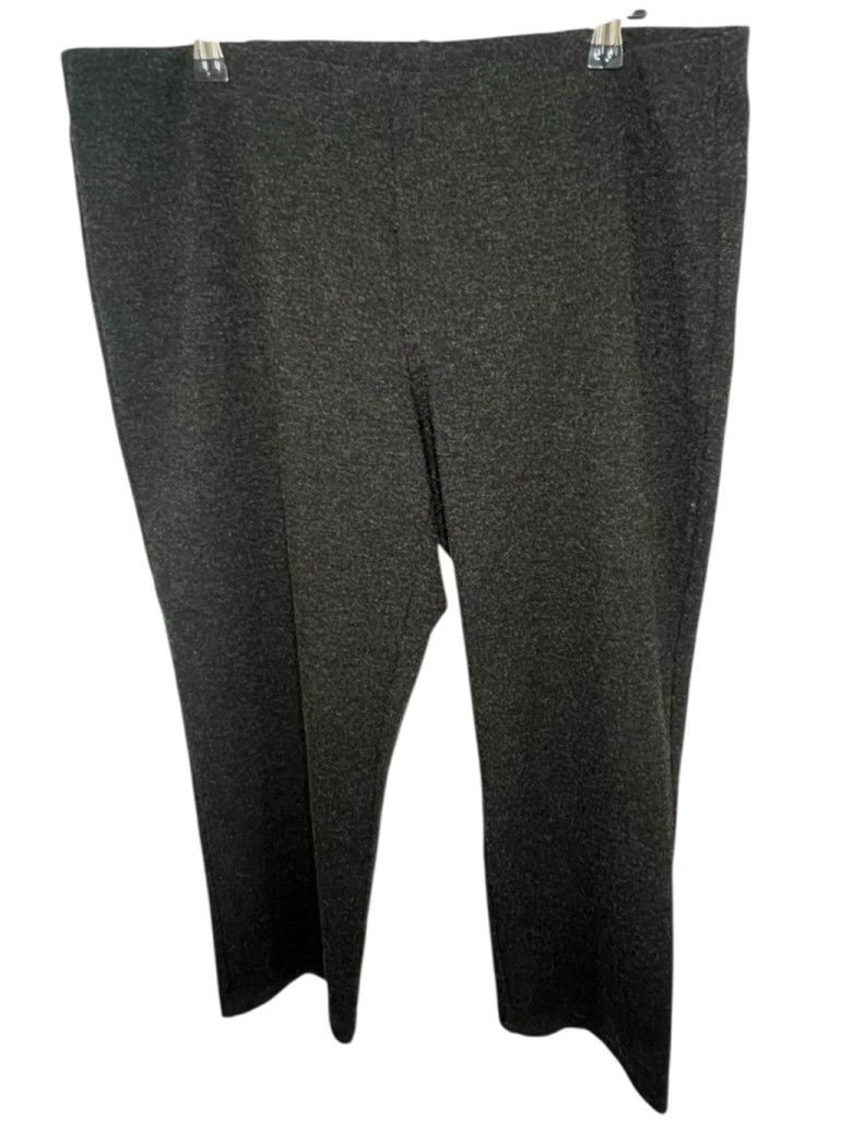 Eileen Fisher NWOT Eileen Fisher Grey Soft Stretchy Cropped Basic Pants Size 29" - 1 Thumbnail