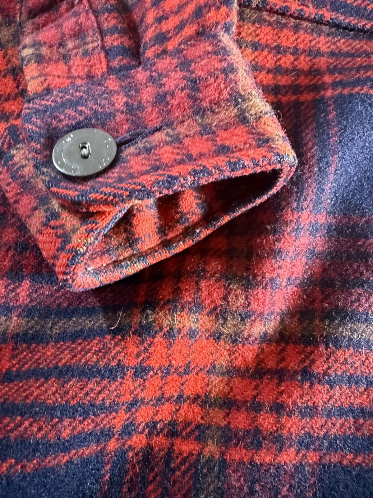 Pendleton Vintage Pendleton Wool Board Shirt Jacket USA Red Black M Size US M / EU 48-50 / 2 - 2 Thumbnail