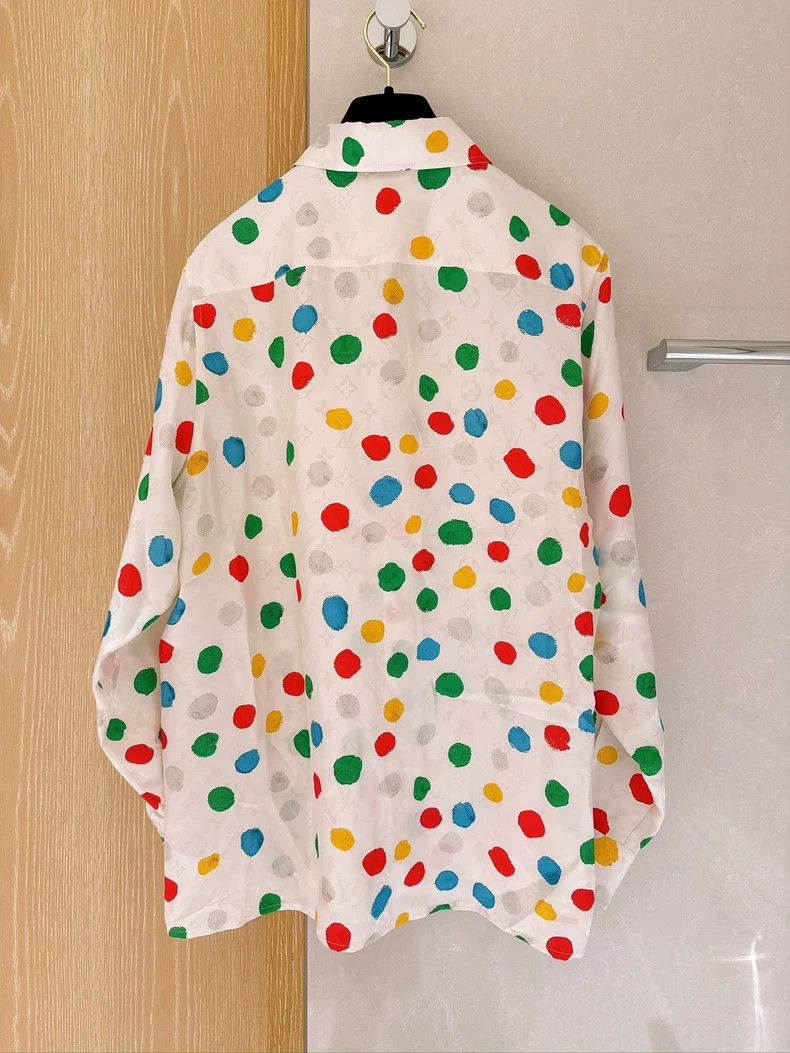 Louis Vuitton Louis Vuitton size 36 Colorful polka-dot print shirt 2503- Size US M / EU 48-50 / 2 - 2 Thumbnail