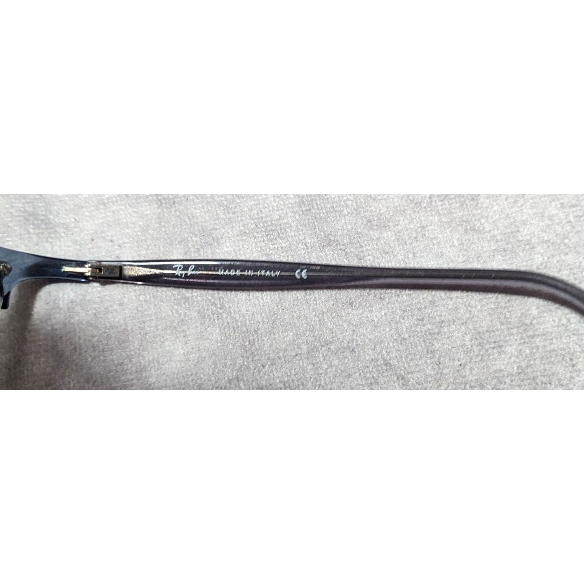 RayBan Ray Ban RB7005 2061 Blue Half Rim Glasses Frames Size ONE SIZE - 4 Thumbnail