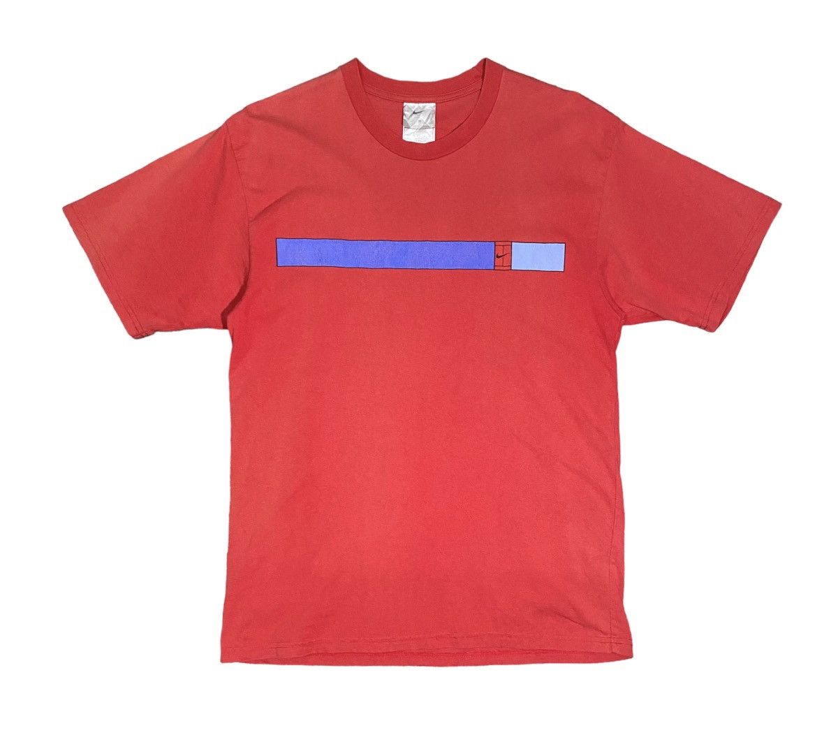 Nike × Vintage Vintage y2k Nike Court sunfade T Shirt Size US M / EU 48-50 / 2 - 1 Thumbnail