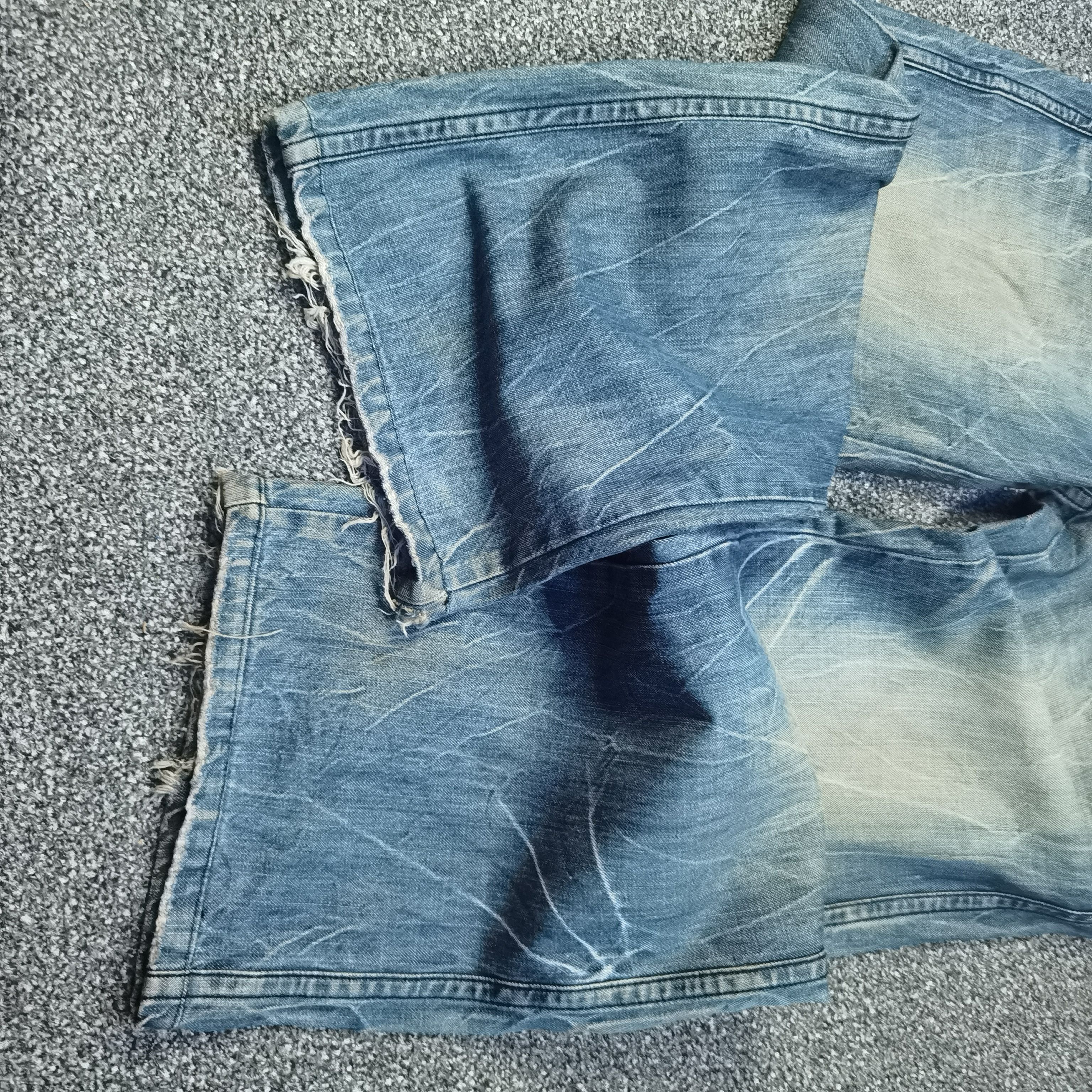 If Six Was Nine × Japanese Brand × Le Grande Bleu (L.G.B.) Y2K Crazy Baggy T2X Denim Size US 35 - 5 Thumbnail