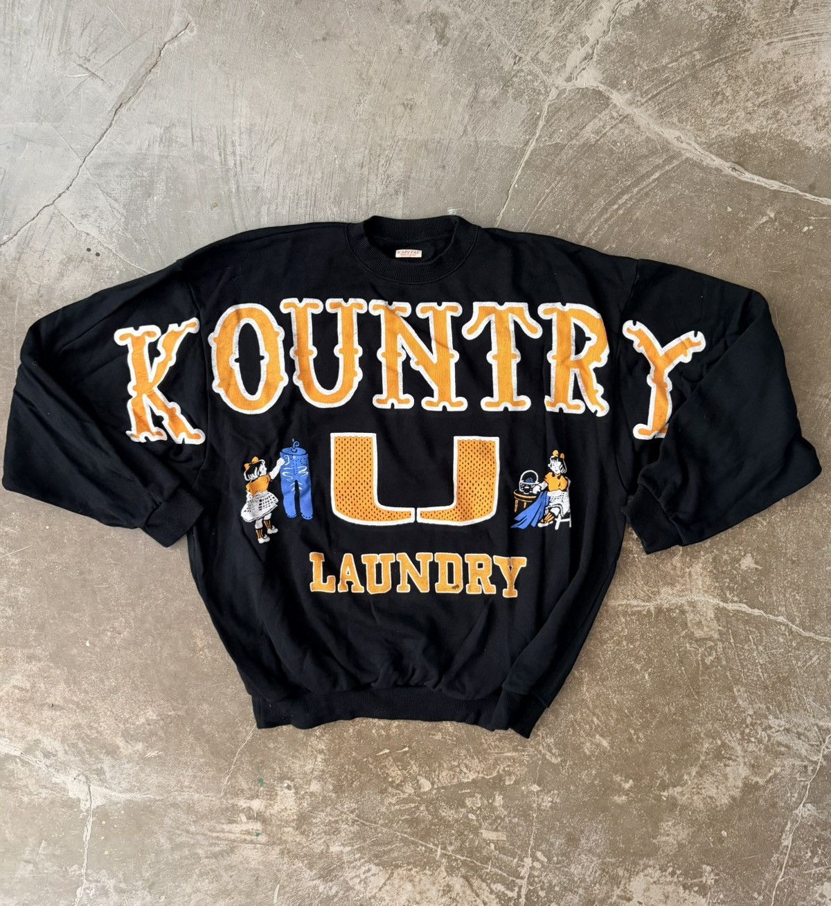 Kapital Kapital Big Kountry Laundry Sweater Balenciaga Loewe Supreme Size US XL / EU 56 / 4 - 1 Thumbnail