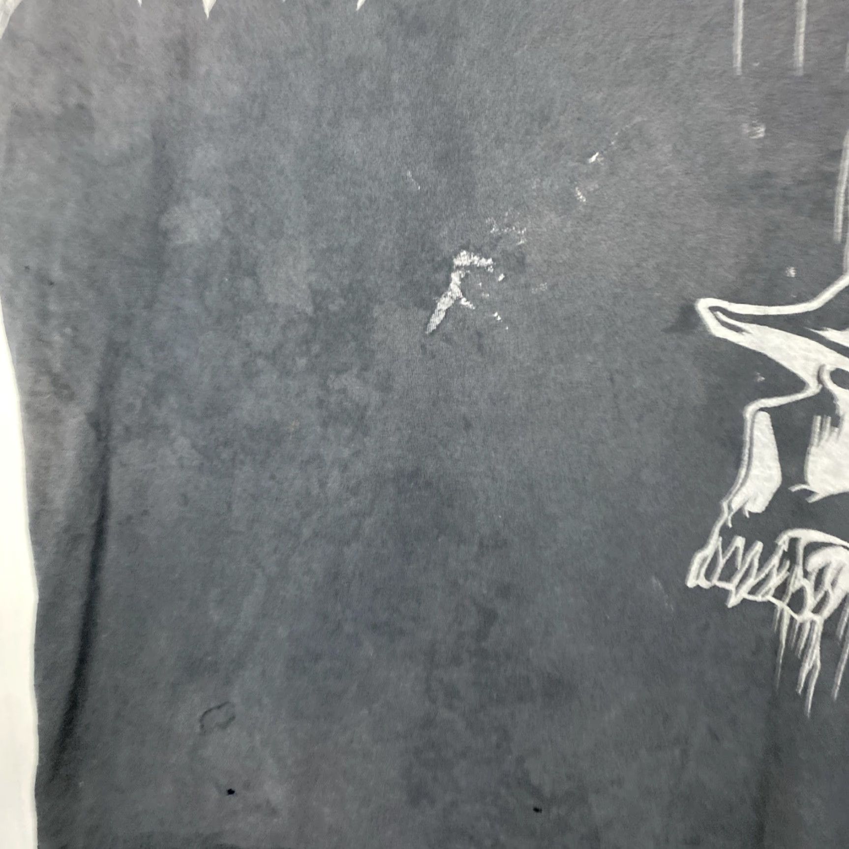 Metal Mulisha VINTAGE Metal Mulisha T Shirt AOP Grunge Distressed Soldier XL Black Men Short Sleeve Cotton T-Shirt 23X30 2000s Skate Size US XL / EU 56 / 4 - 3 Thumbnail