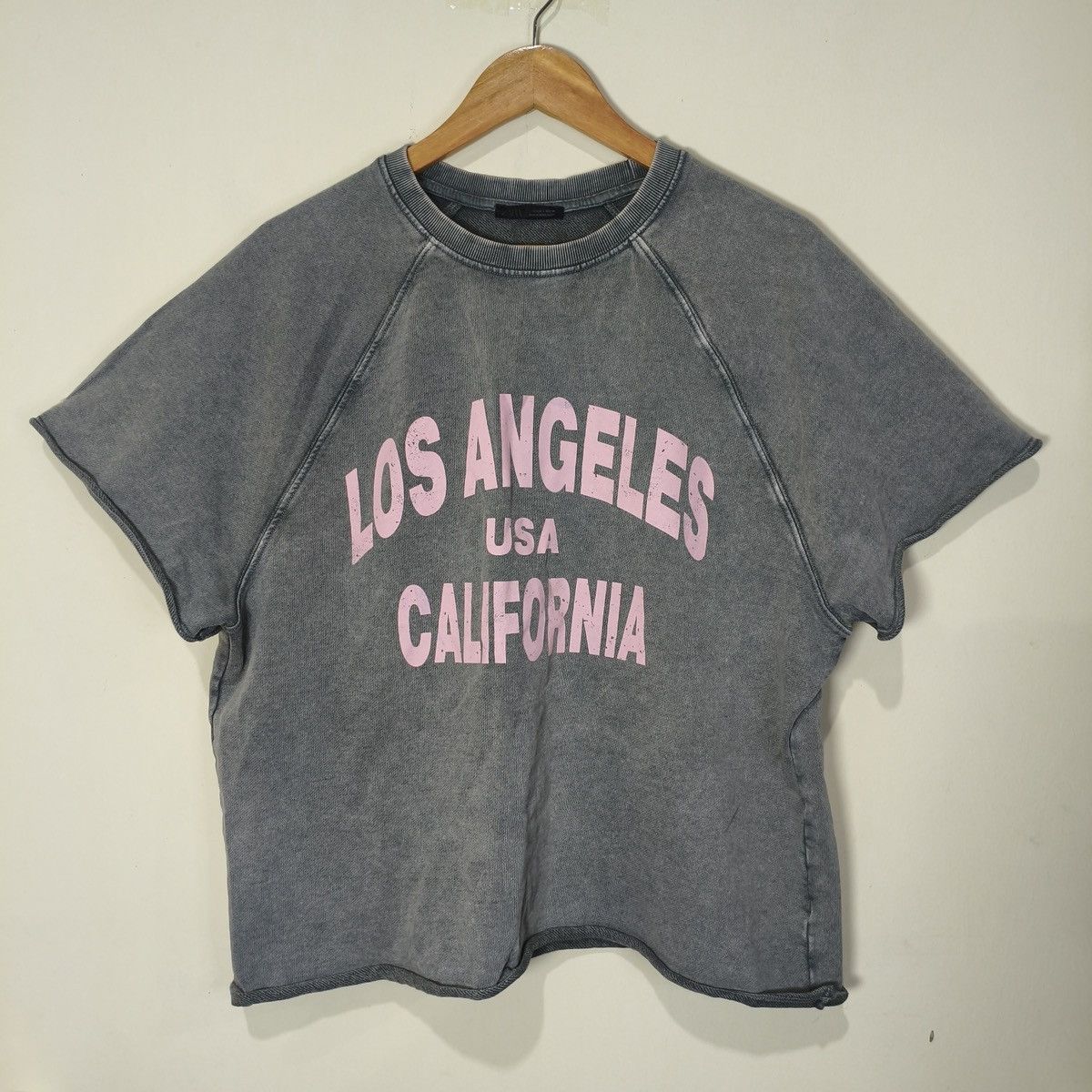Zara Zara Los Angeles Spell Out Tee Size US L / EU 52-54 / 3 - 1 Thumbnail