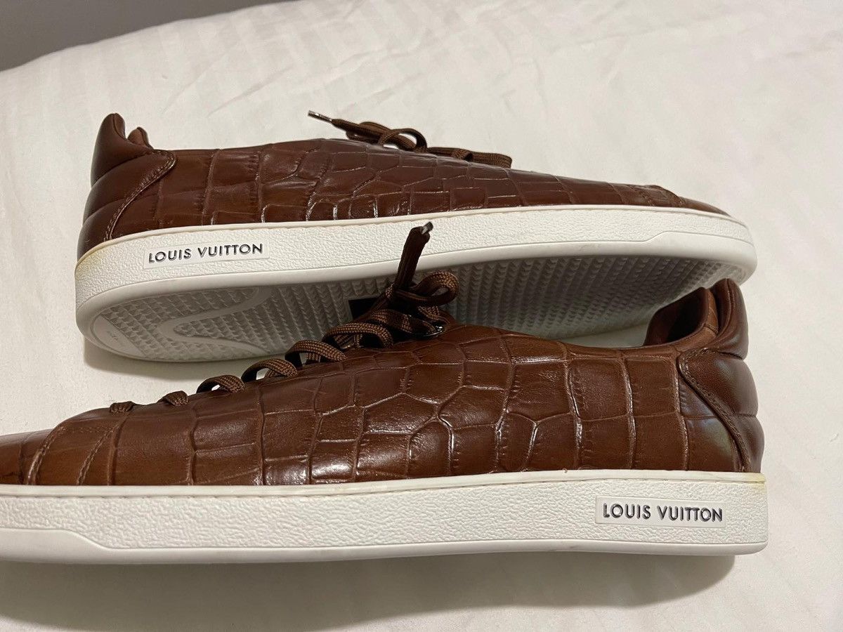 Louis Vuitton LV leather sneakers in very good condition size 12 Size US 12 / EU 45 - 3 Thumbnail