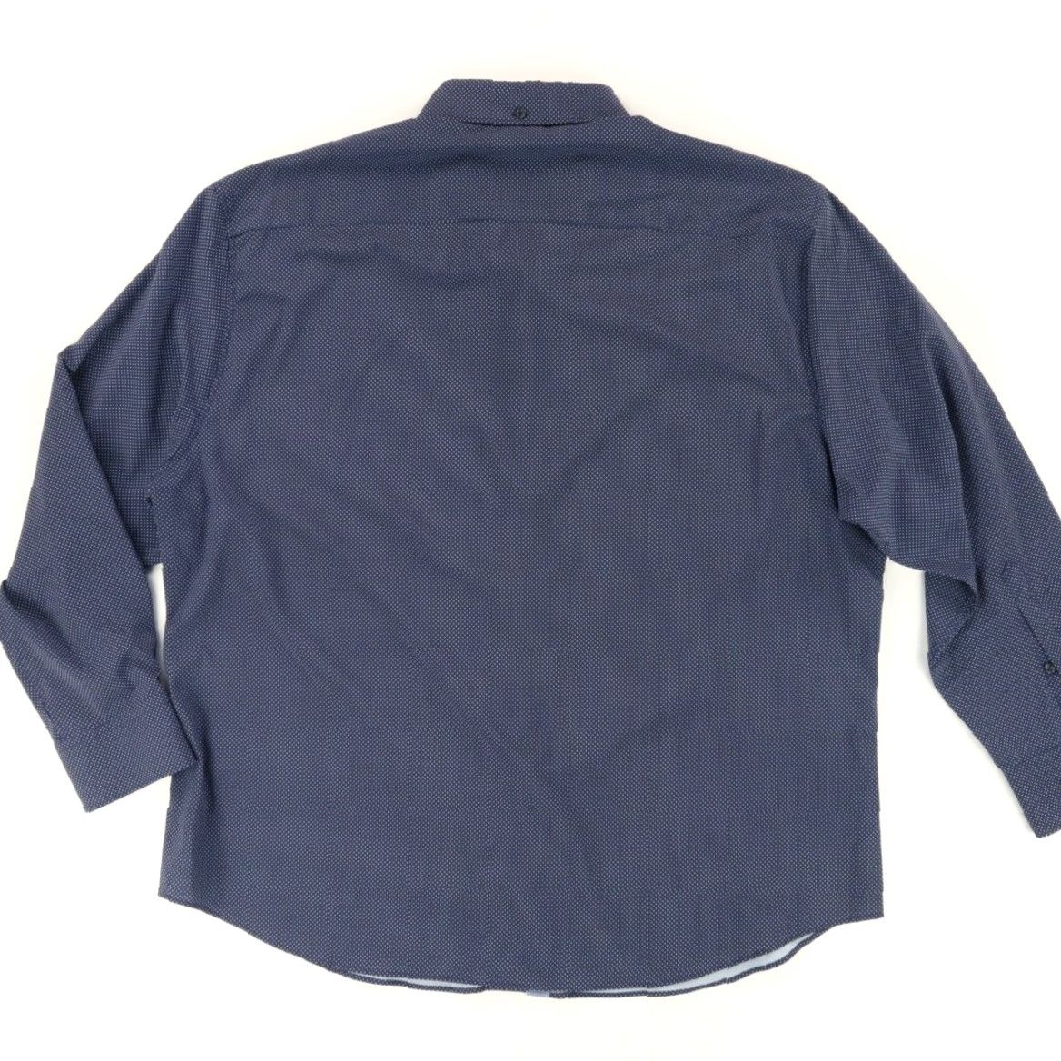 Vintage Con.Struct Slim Fit High Stretch Shirt Navy Blue Men 2XL Shirt Mens Slim Fit Button Down Long Sleeve Solid 2XL Navy Blue Con.Struct Shirt Size US XXL / EU 58 / 5 - 4 Thumbnail