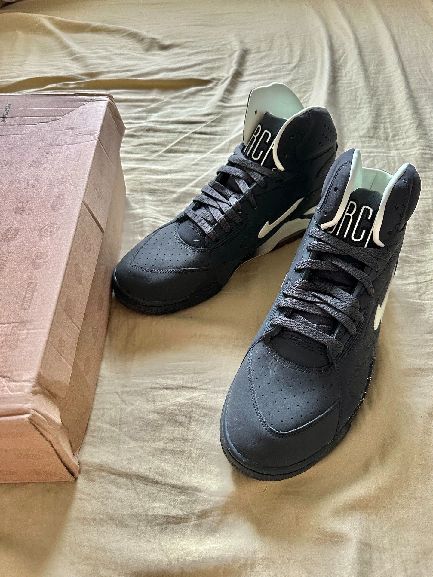 Nike NIKE AIR FORCE 180 MID Space Gray Glow in the Dark Limited Size US 11 / EU 44 - 2 Thumbnail