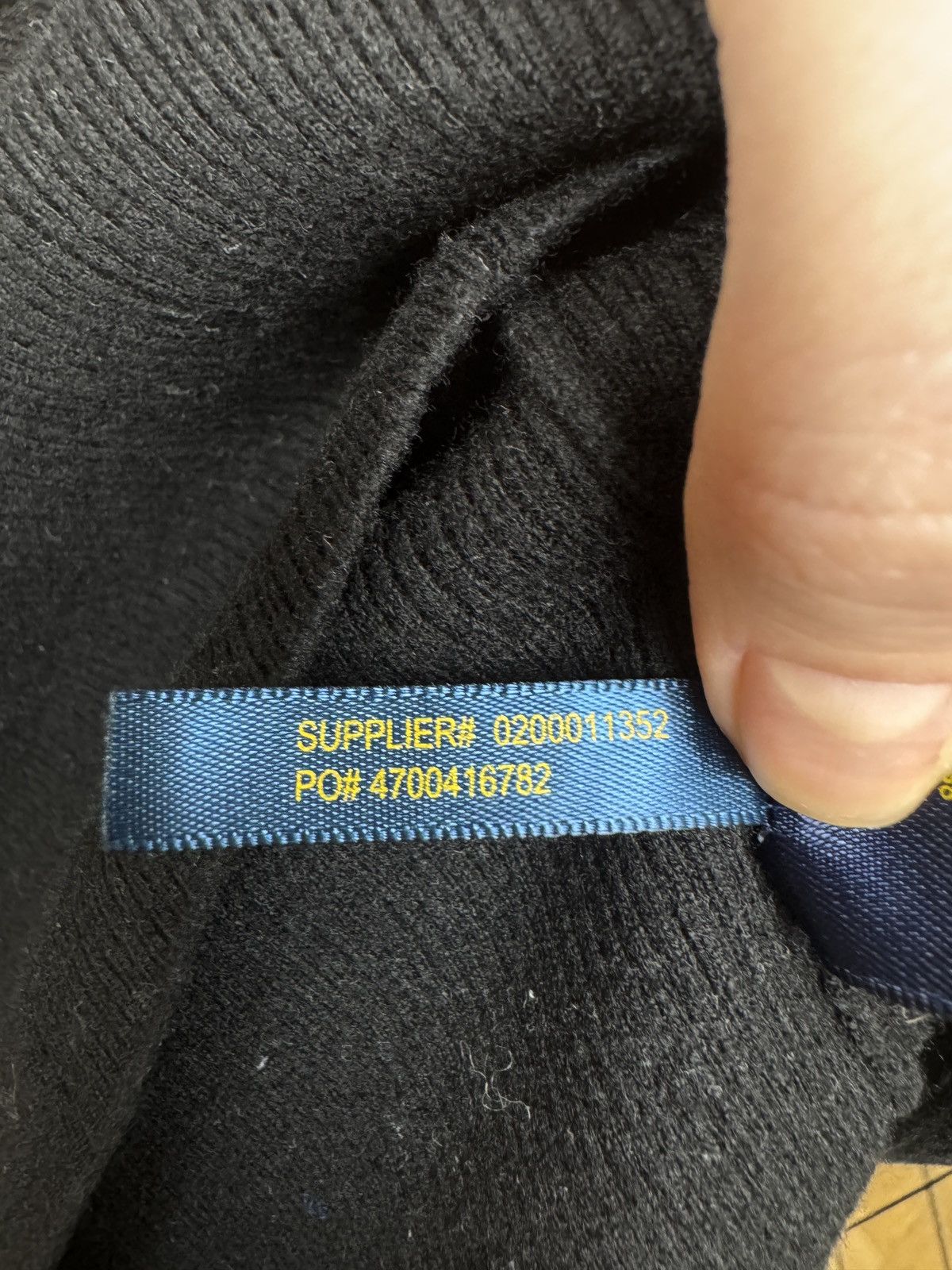 Polo Ralph Lauren Polo Ralph Lauren black wool stretch turtleneck sweater Size M / US 6-8 / IT 42-44 - 6 Thumbnail