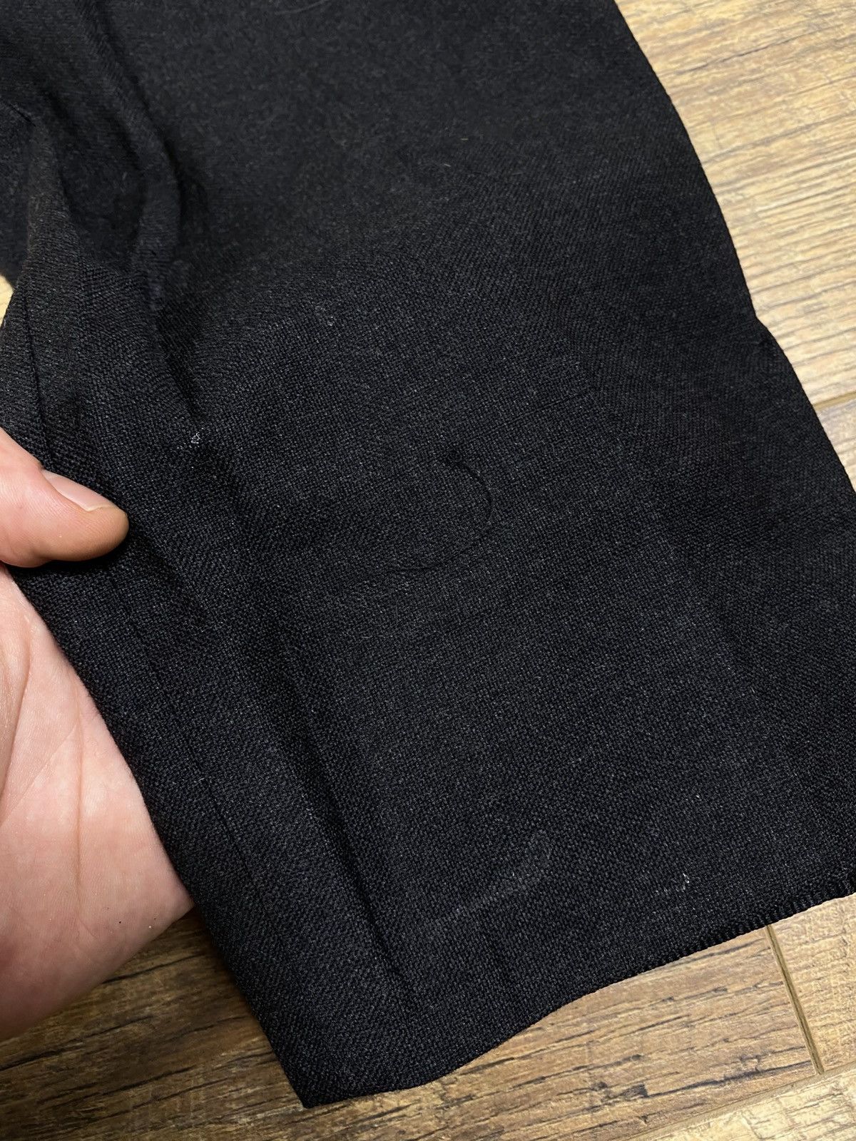 Vintage MABITEX Italy Tasmania Wool Pleated Dress Trousers Charcoal Size US 32 / EU 48 - 2 Thumbnail