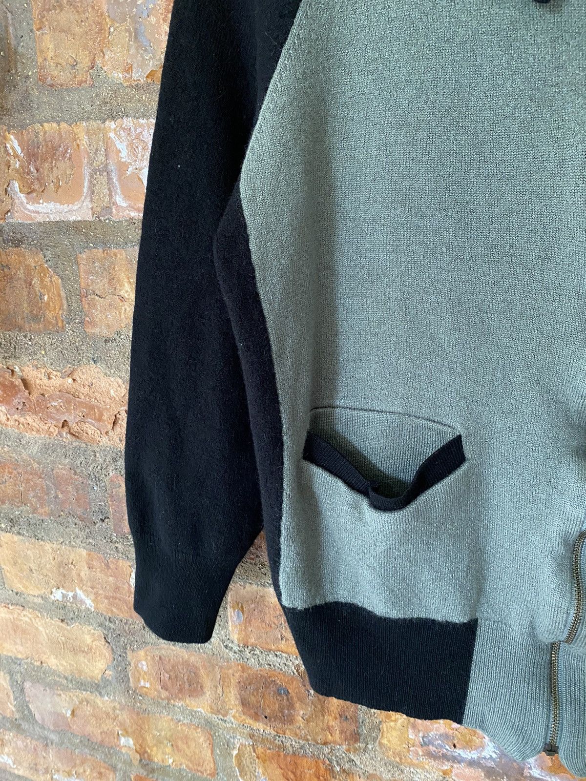 1990s Y'S for Men Yohji Yamamoto zipper knit