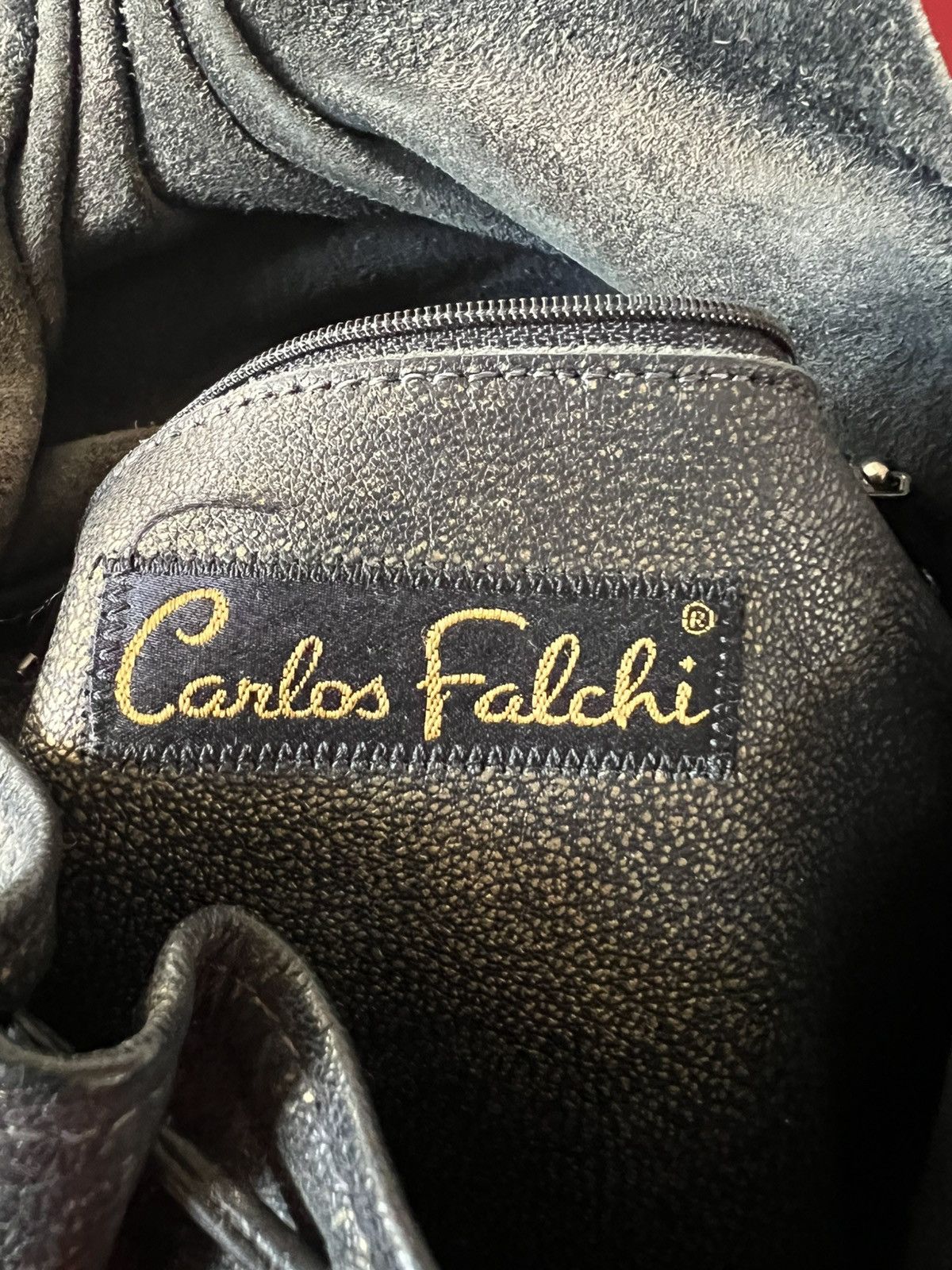 Other Carlos Falchi Vintage Black Leather Butterfly Bag USA made Size ONE SIZE - 13 Thumbnail