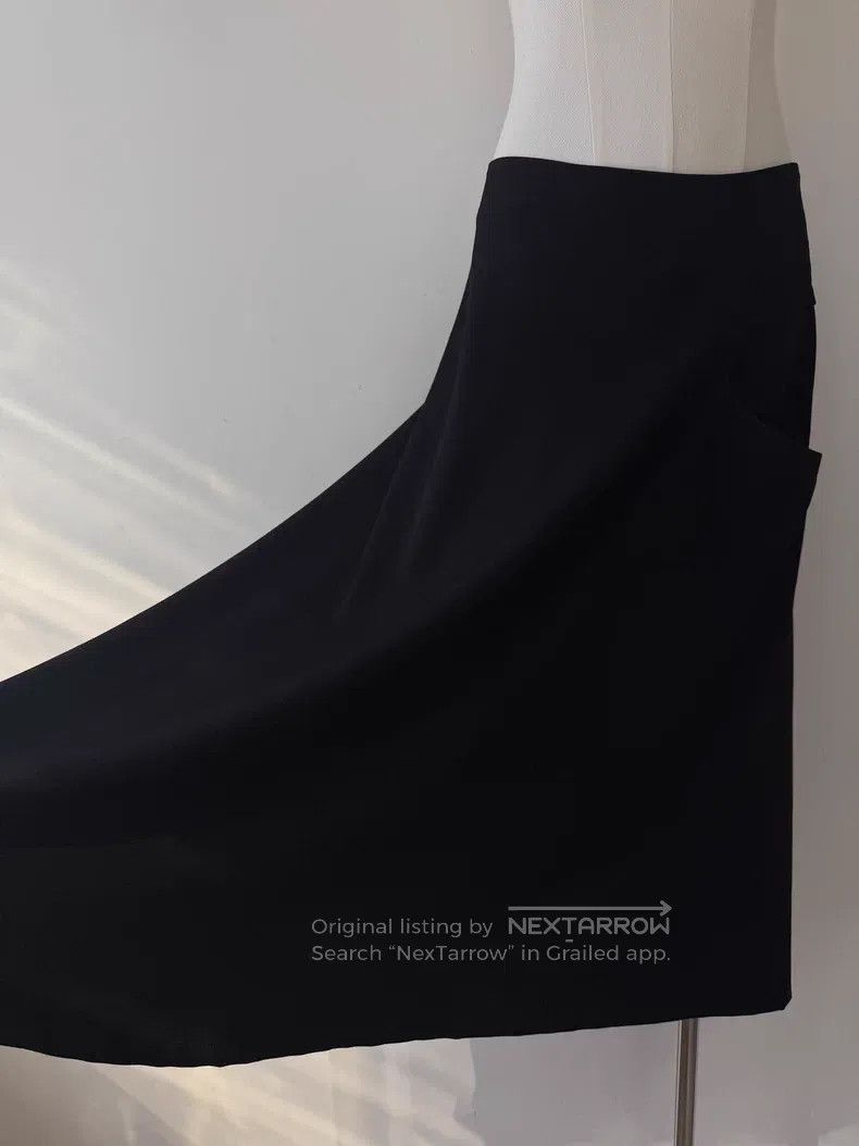 Yohji Yamamoto Yohji Yamamoto size 1 19 AW Minimalist Skirt Size 24" / US 00 / IT 34 - 8 Thumbnail
