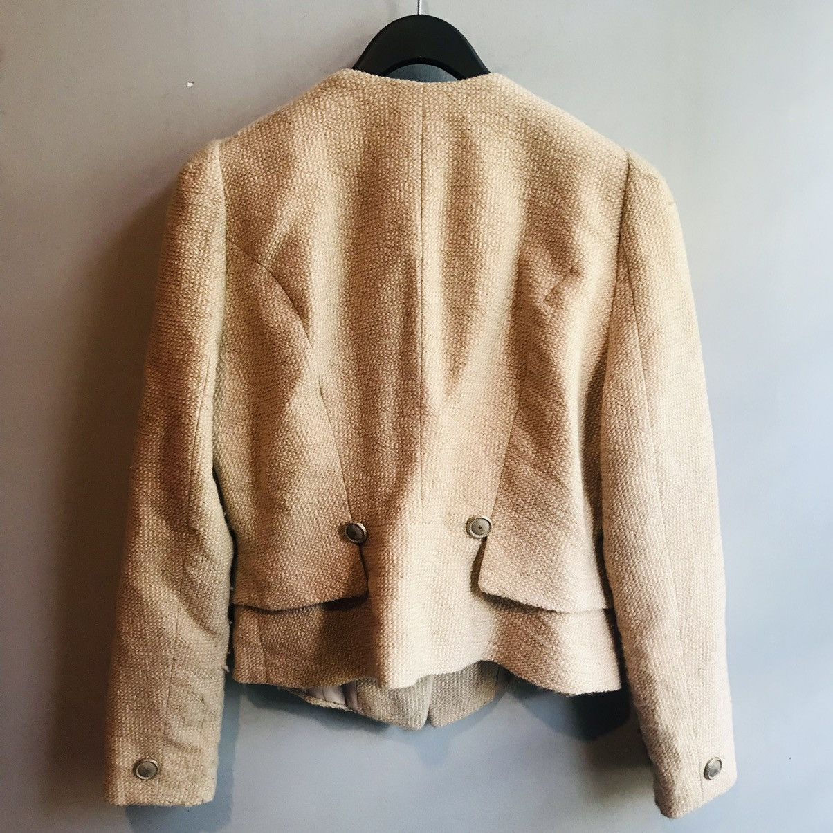 Designer × Vintage Line By Lynn Rosie Collar Crop Blazer Size M / US 6-8 / IT 42-44 - 6 Thumbnail