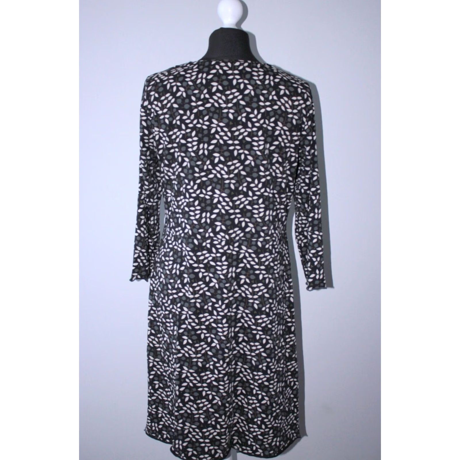 Vintage Gudrun Sjoden Tunic Dress Womens L Multicoloured 3/4 Sleeve Organic Cotton Size L / US 10 / IT 46 - 4 Thumbnail
