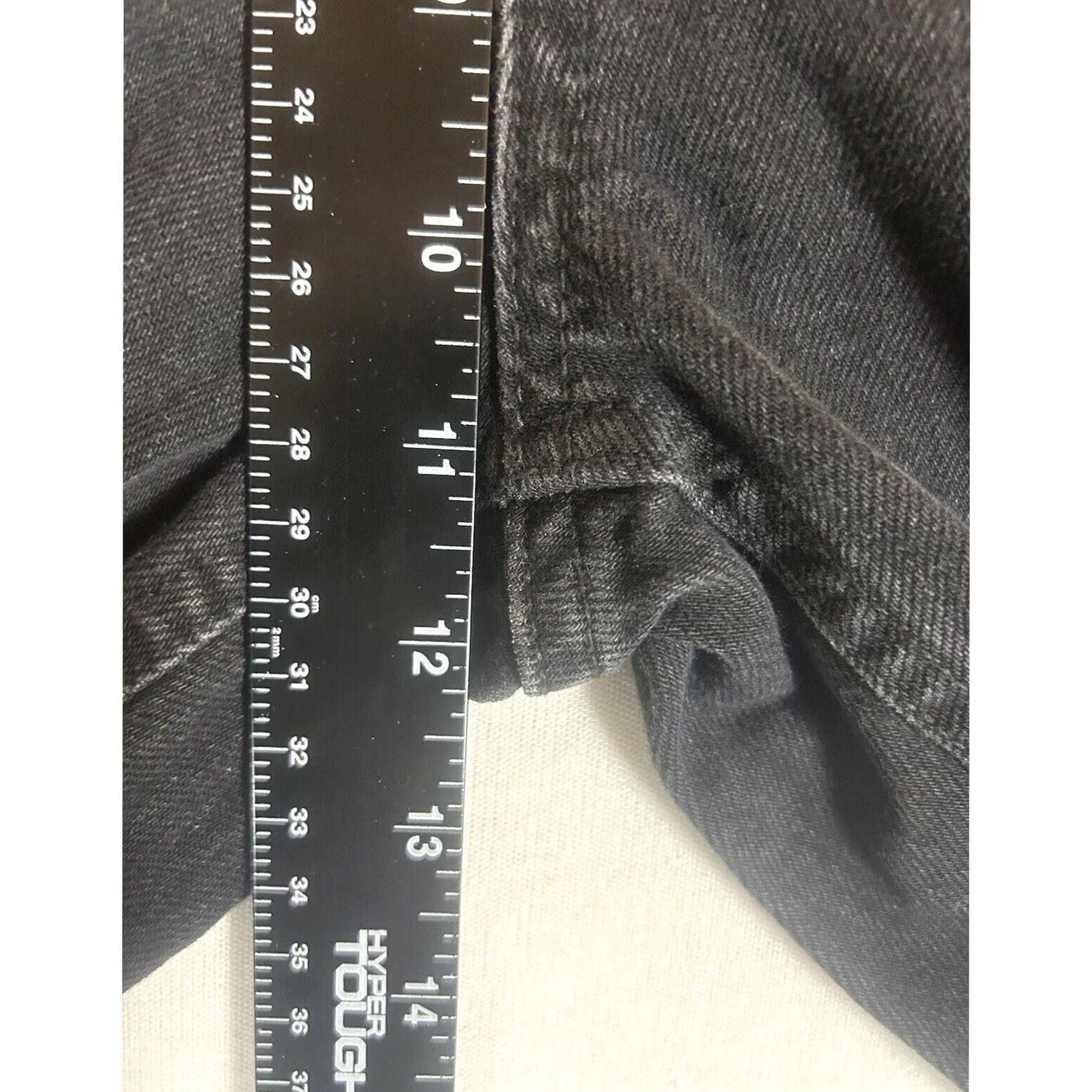 Vintage Aéropostale Jeans Baggy 90s Womens Size 4 REG Button Fly Black High Rise Y2K Size 27" / US 4 / IT 40 - 6 Thumbnail