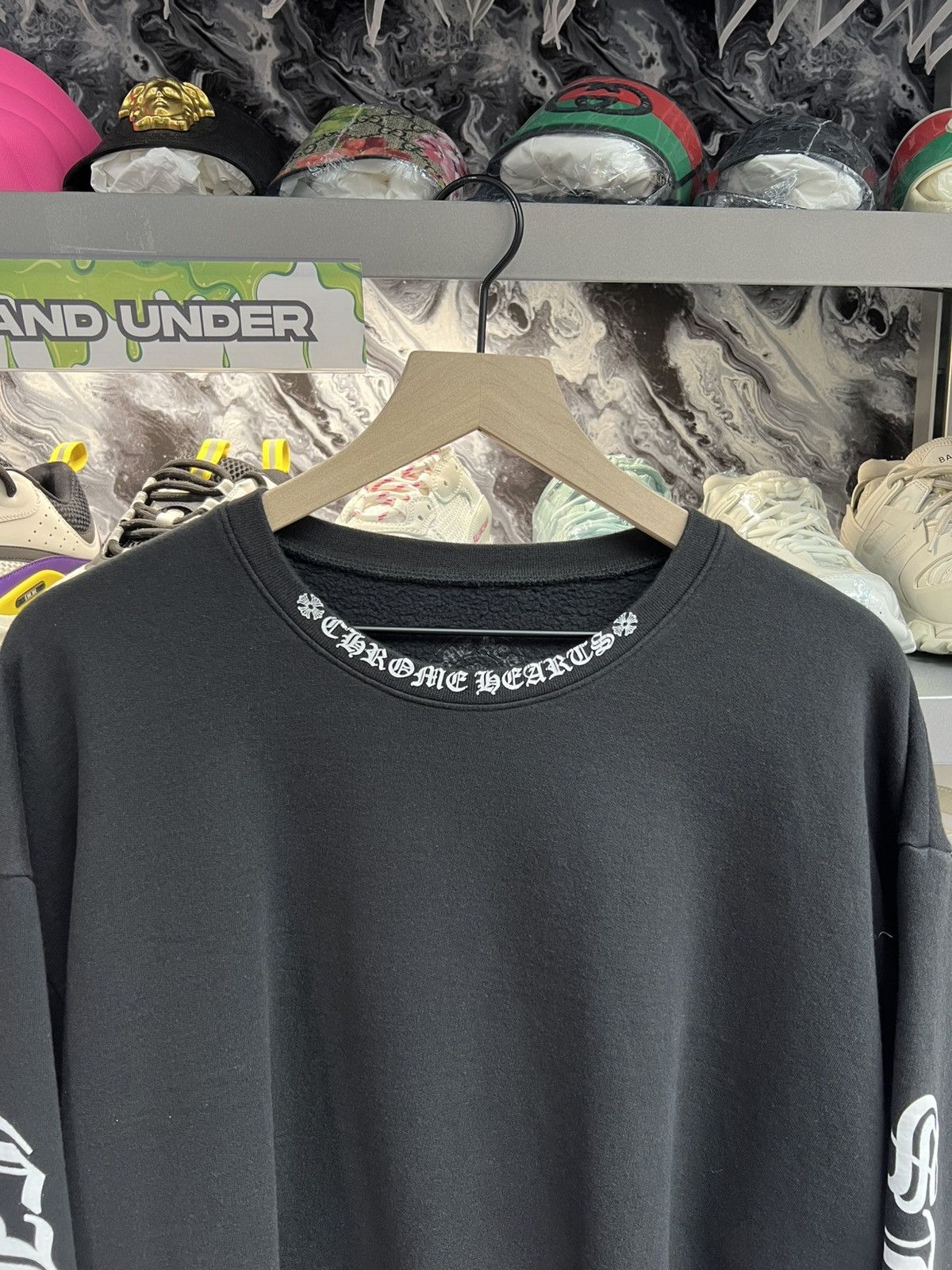 Chrome Hearts Chrome Hearts Neck Logo Crewneck Size US XL / EU 56 / 4 - 3 Thumbnail