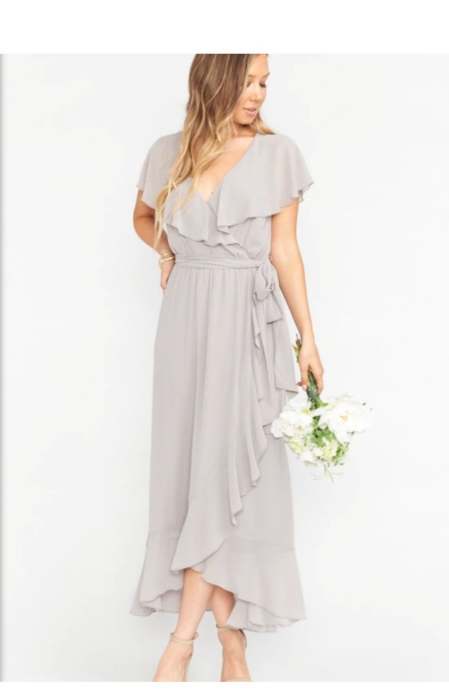 Jess Ruffle Midi Dress