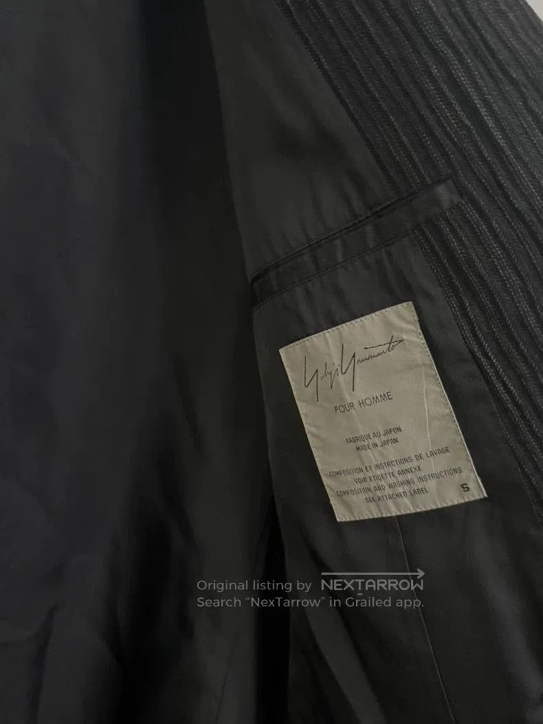 Yohji Yamamoto Yohji Yamamoto 93AW Stripe Wool Blazer. Size US S / EU 44-46 / 1 - 3 Thumbnail