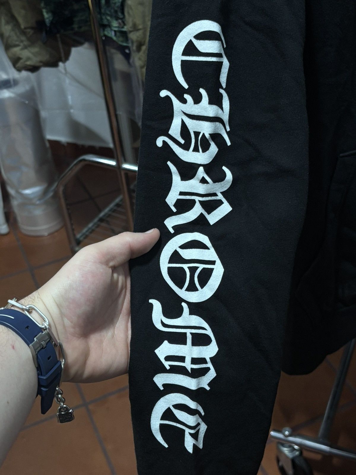 Chrome Hearts Chrome Hearts F You Scroll Black Hoodie Size US XL / EU 56 / 4 - 3 Thumbnail