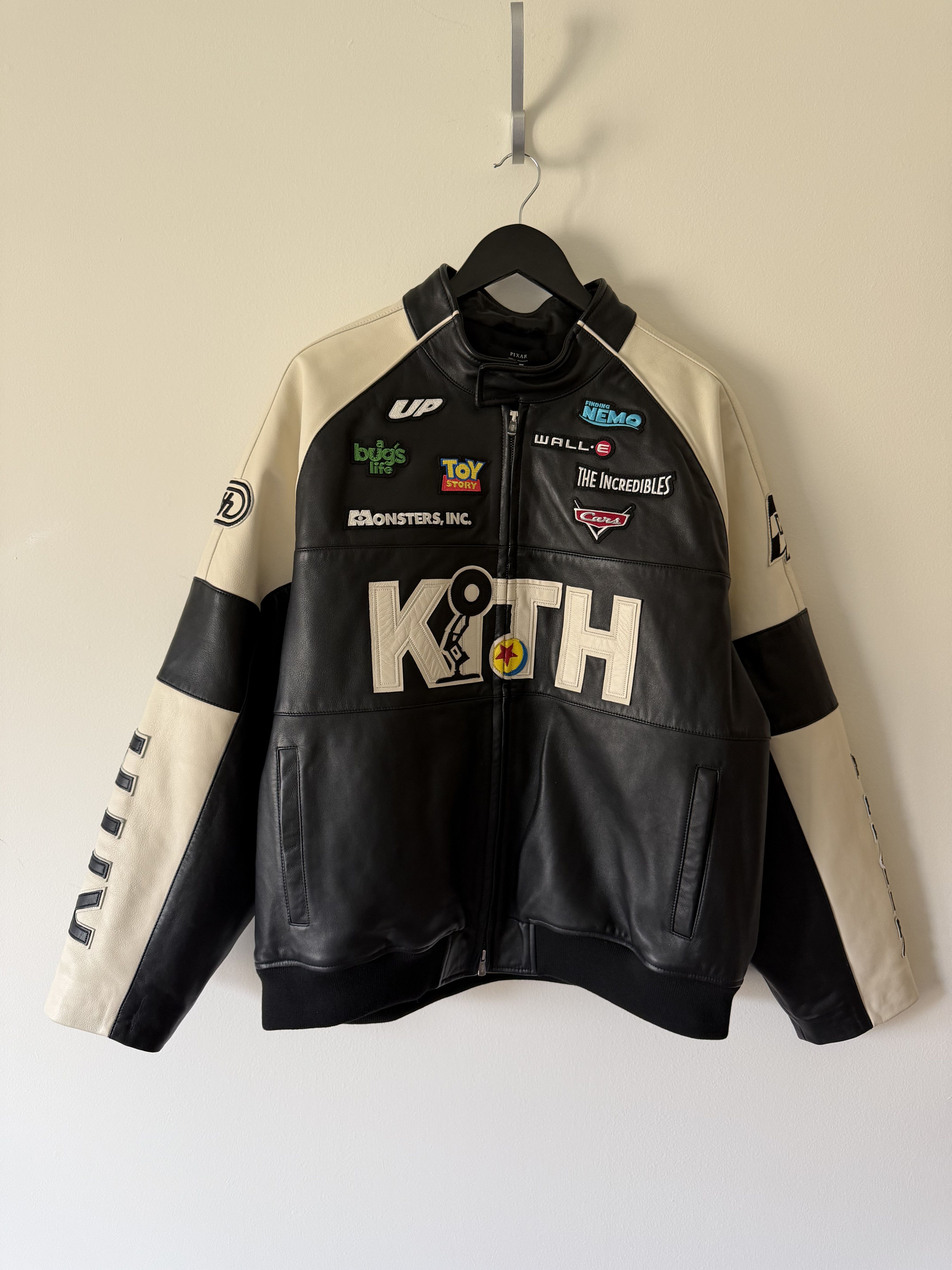 Disney × Kith Kith Disney Pixar Dejean Leather Jacket in Black Size US XL / EU 56 / 4 - 1 Thumbnail