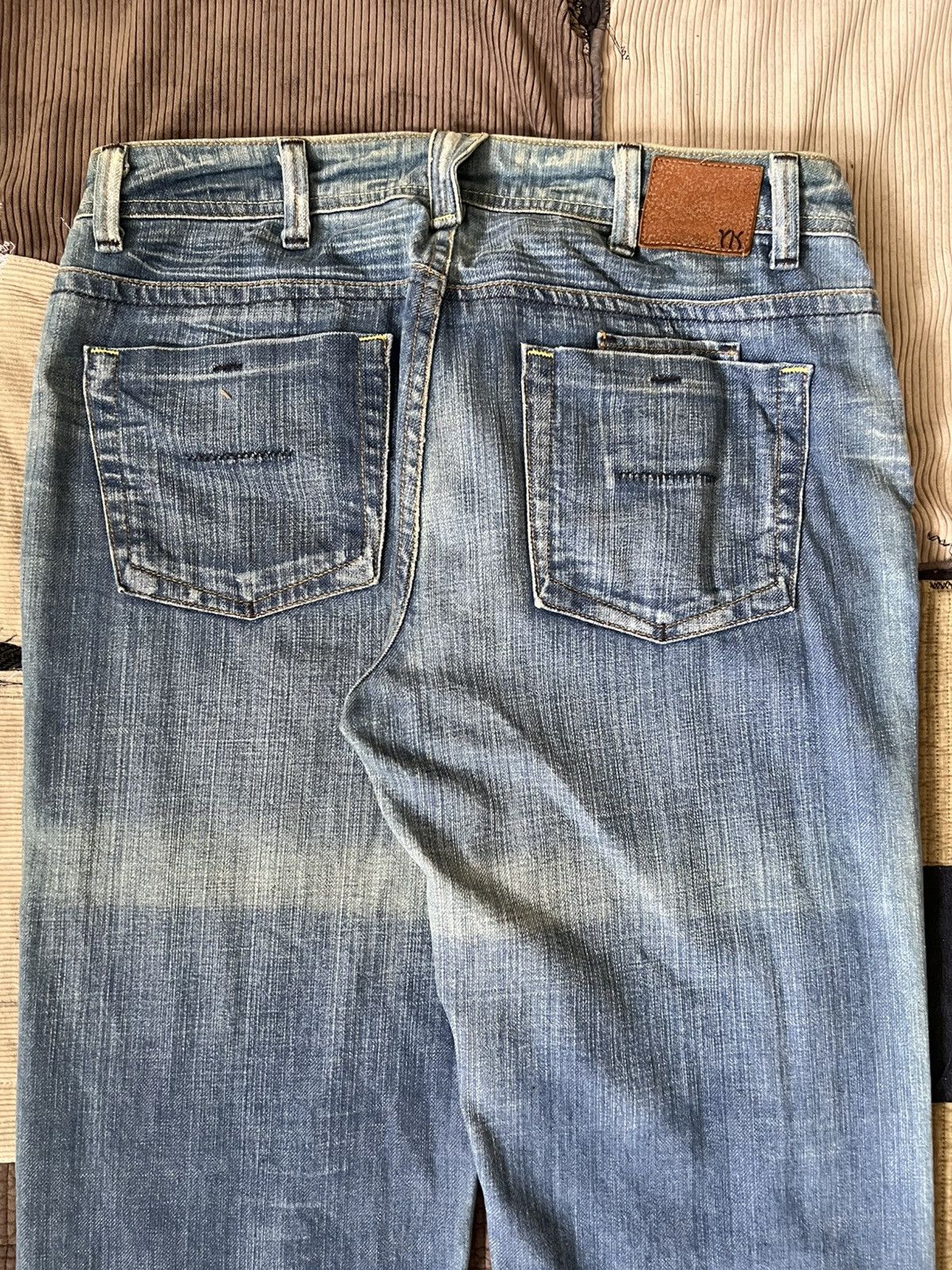 Vintage Vintage Yanuk Flared Jeans Distressed Size US 32 / EU 48 - 6 Thumbnail