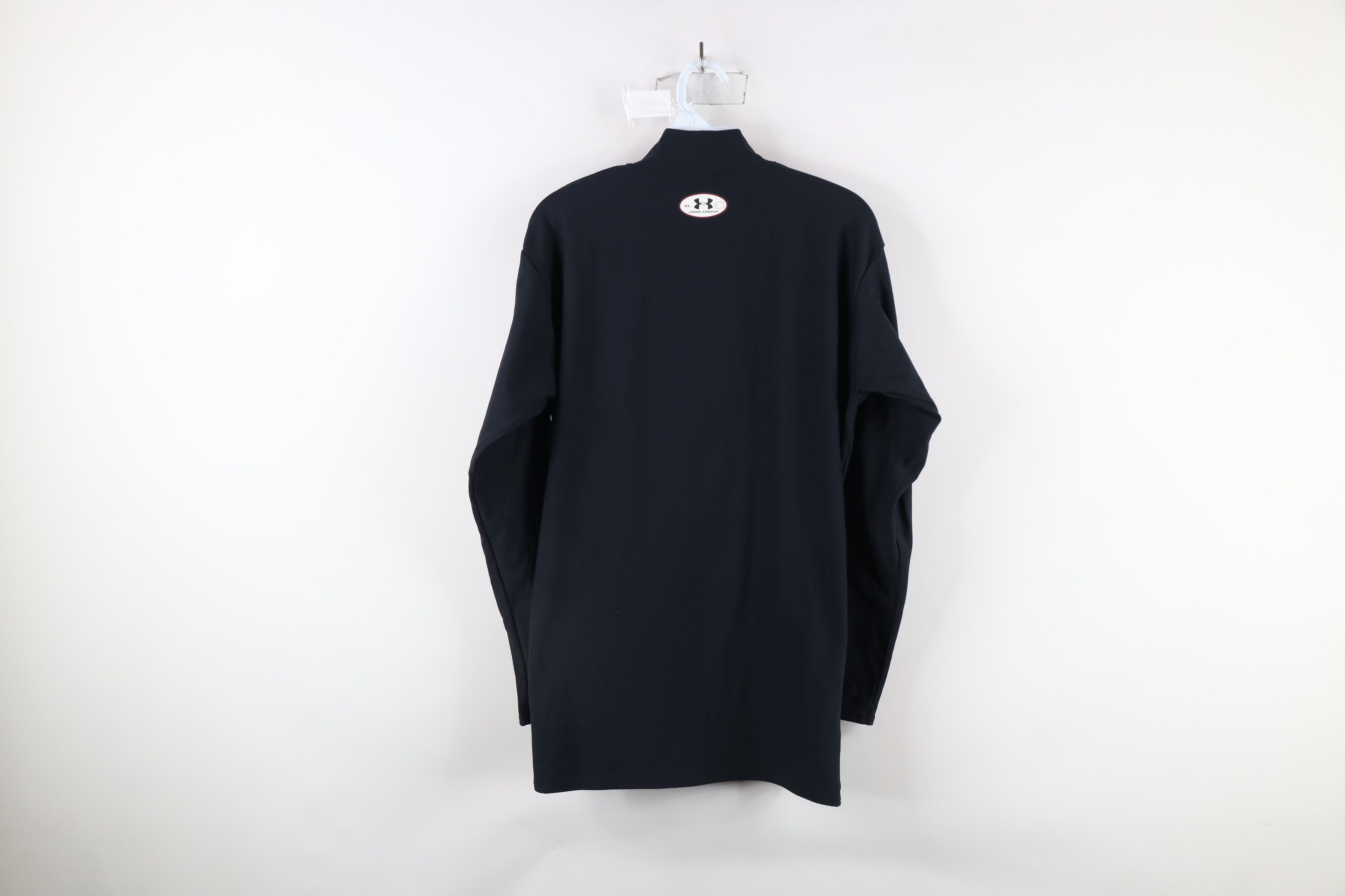 Under Armour × Vintage Under Armour Compression Mock Neck Training T-Shirt Black Size US XL / EU 56 / 4 - 9 Thumbnail