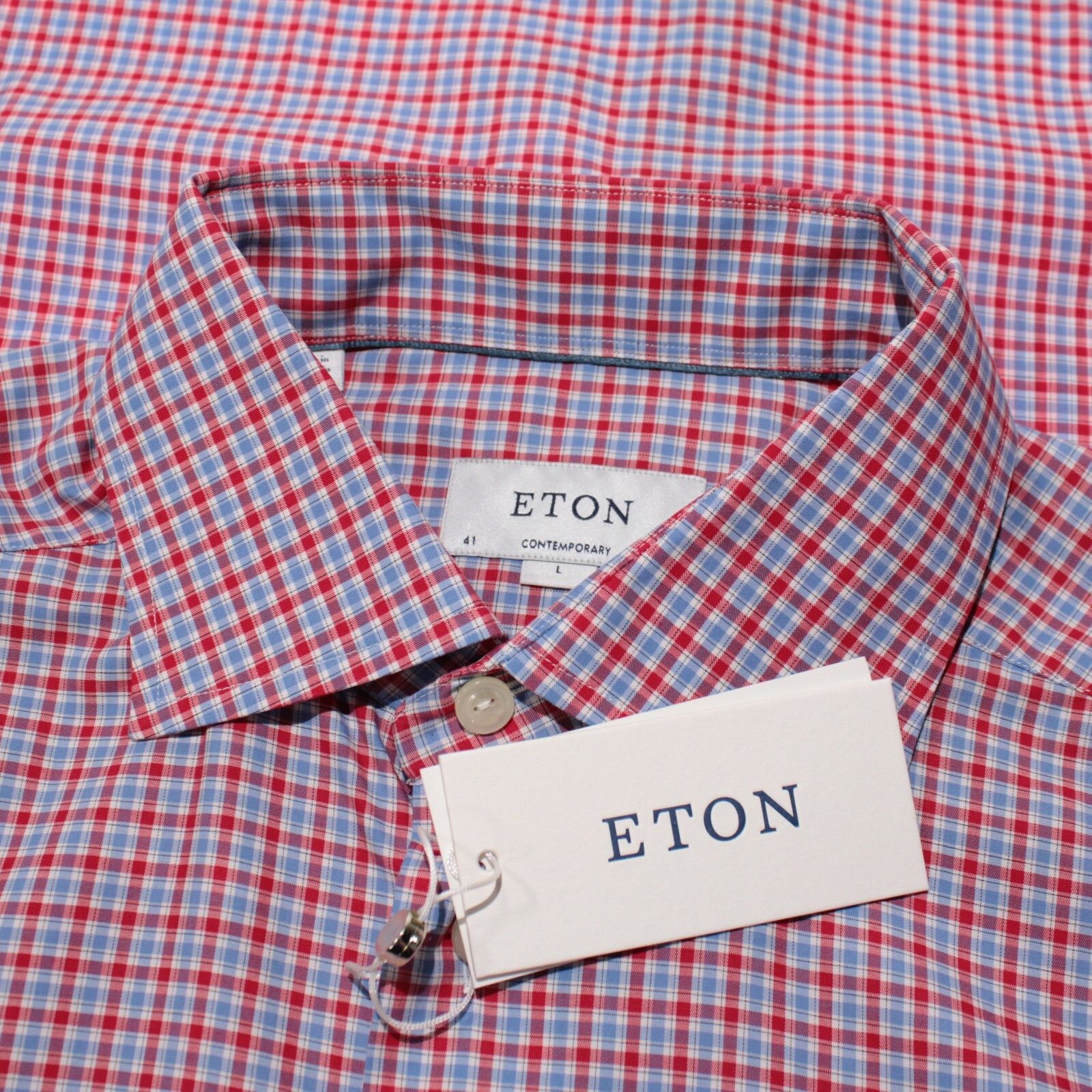 Eton Eton New with tags Shirt Size L US In Red Size US L / EU 52-54 / 3 - 1 Thumbnail