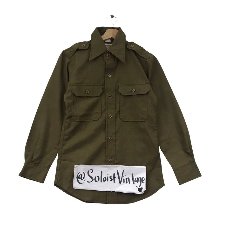 Vintage Vintage 1961 MILITARY ARMY Martin Manufacturing Khaki Beige Size US S / EU 44-46 / 1 - 1 Thumbnail