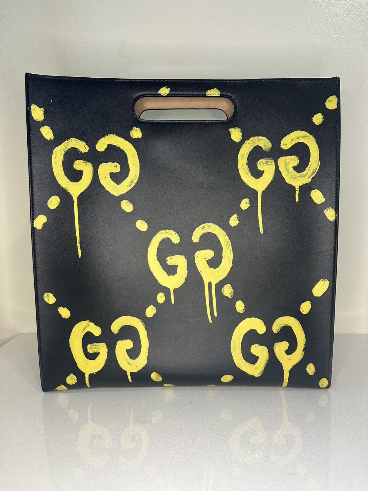 Gucci Gucci Ghost Graffiti Tote Size ONE SIZE - 7 Thumbnail