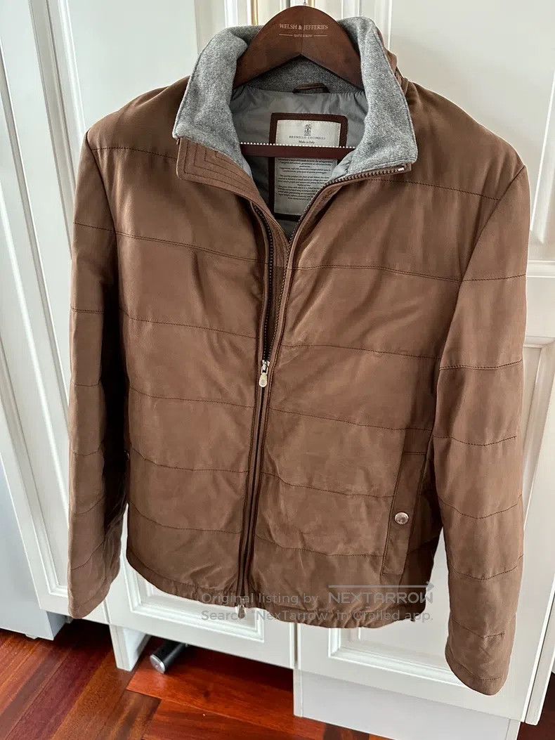 Brunello Cucinelli Cowhide white goose down casual wear