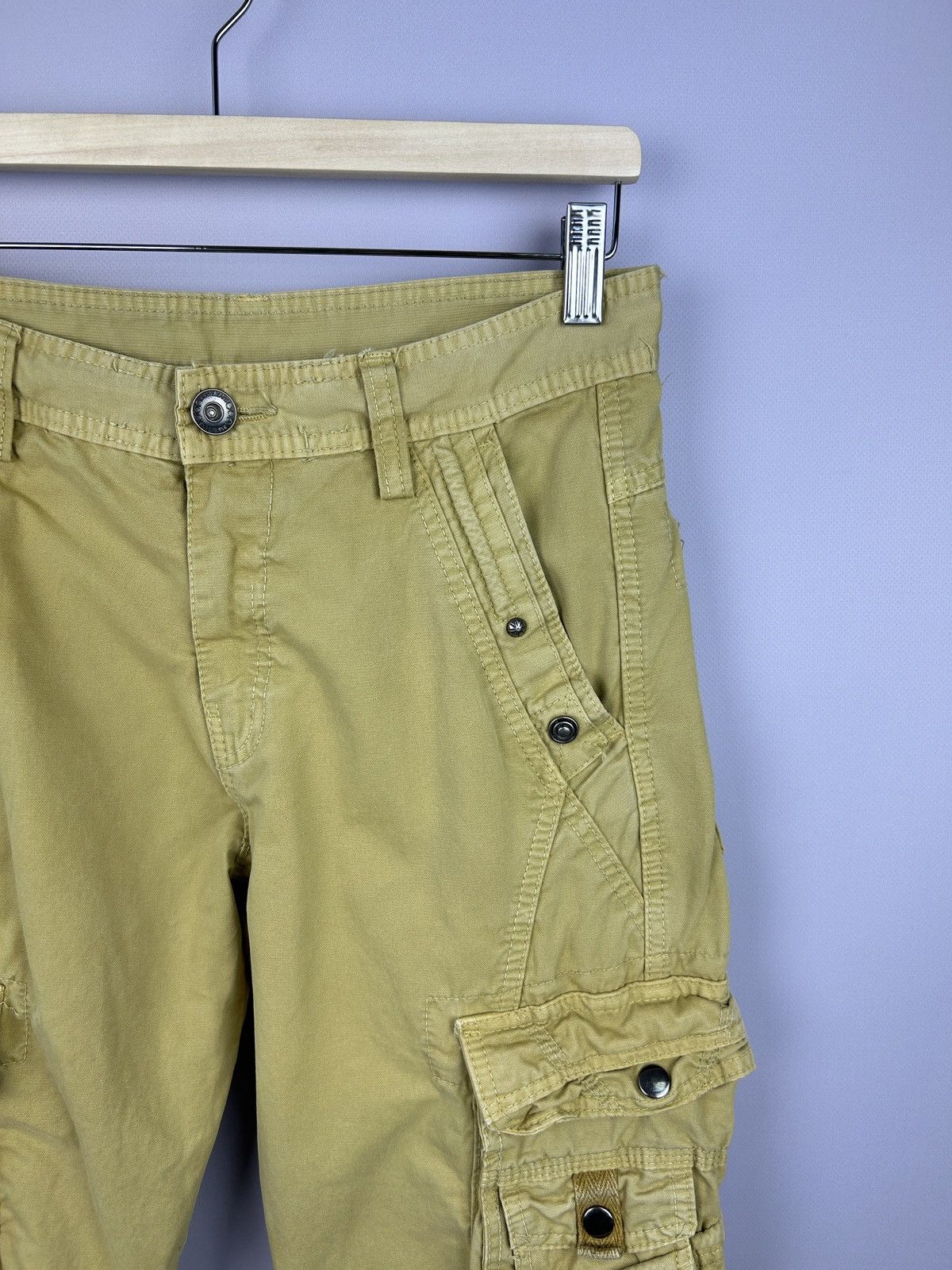 Japanese Brand Junye Tactical Japanese jeans Cargo pants Tan Sand W30 L32 Size US 30 / EU 46 - 4 Thumbnail