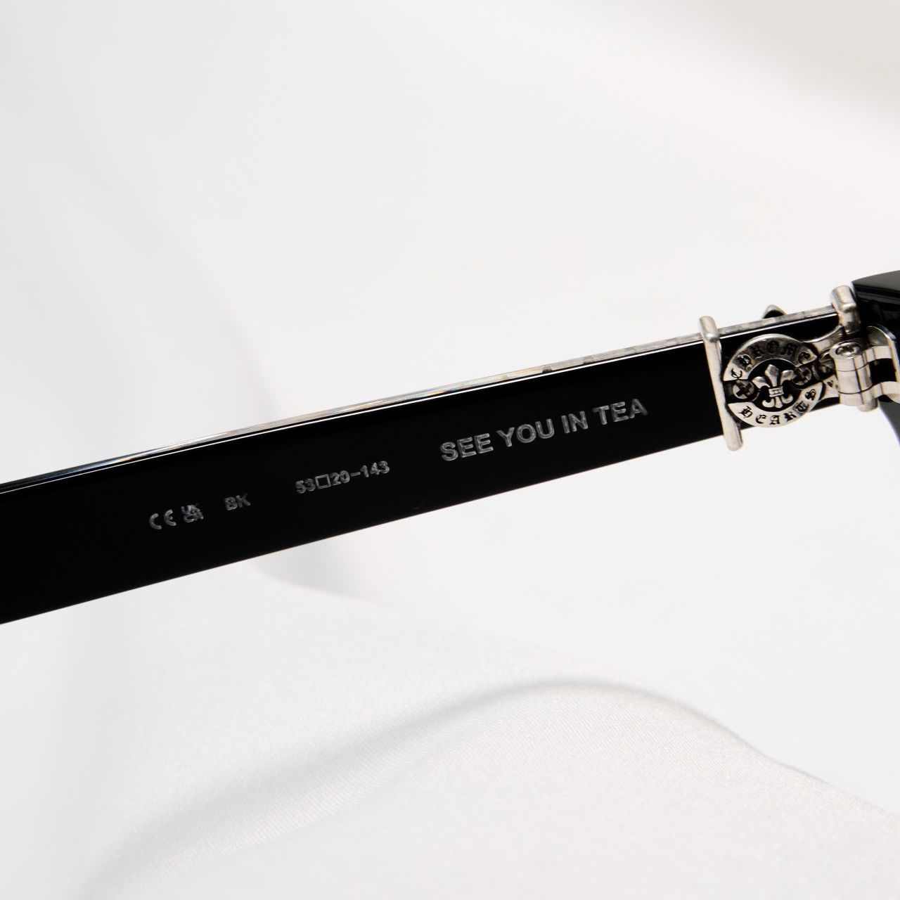 Chrome Hearts CHROME HEARTS SEE YOU IN TEA BLACK GLASSES Size ONE SIZE - 5 Thumbnail