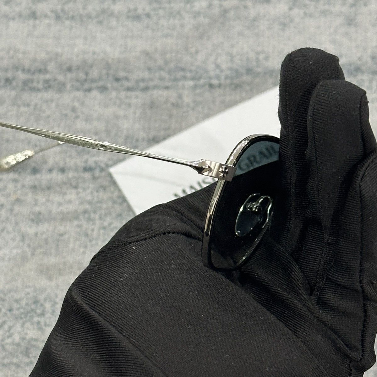 Chrome Hearts CHROME HEARTS BONE PRONE I BK/SS SUNGLASSES Size ONE SIZE - 7 Thumbnail
