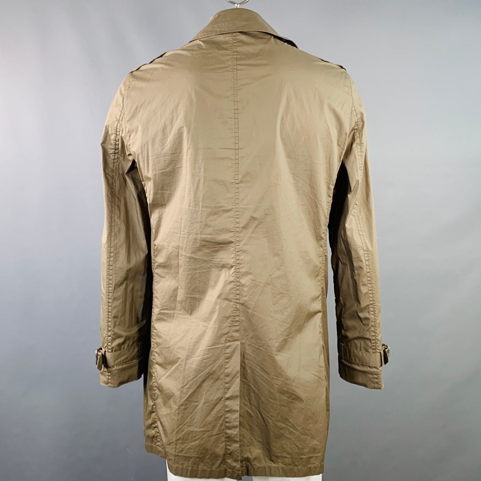 John Varvatos JOHN VARVATOS STAR Size L Cotton Double Breasted Trenchcoat Size US L / EU 52-54 / 3 - 3 Thumbnail
