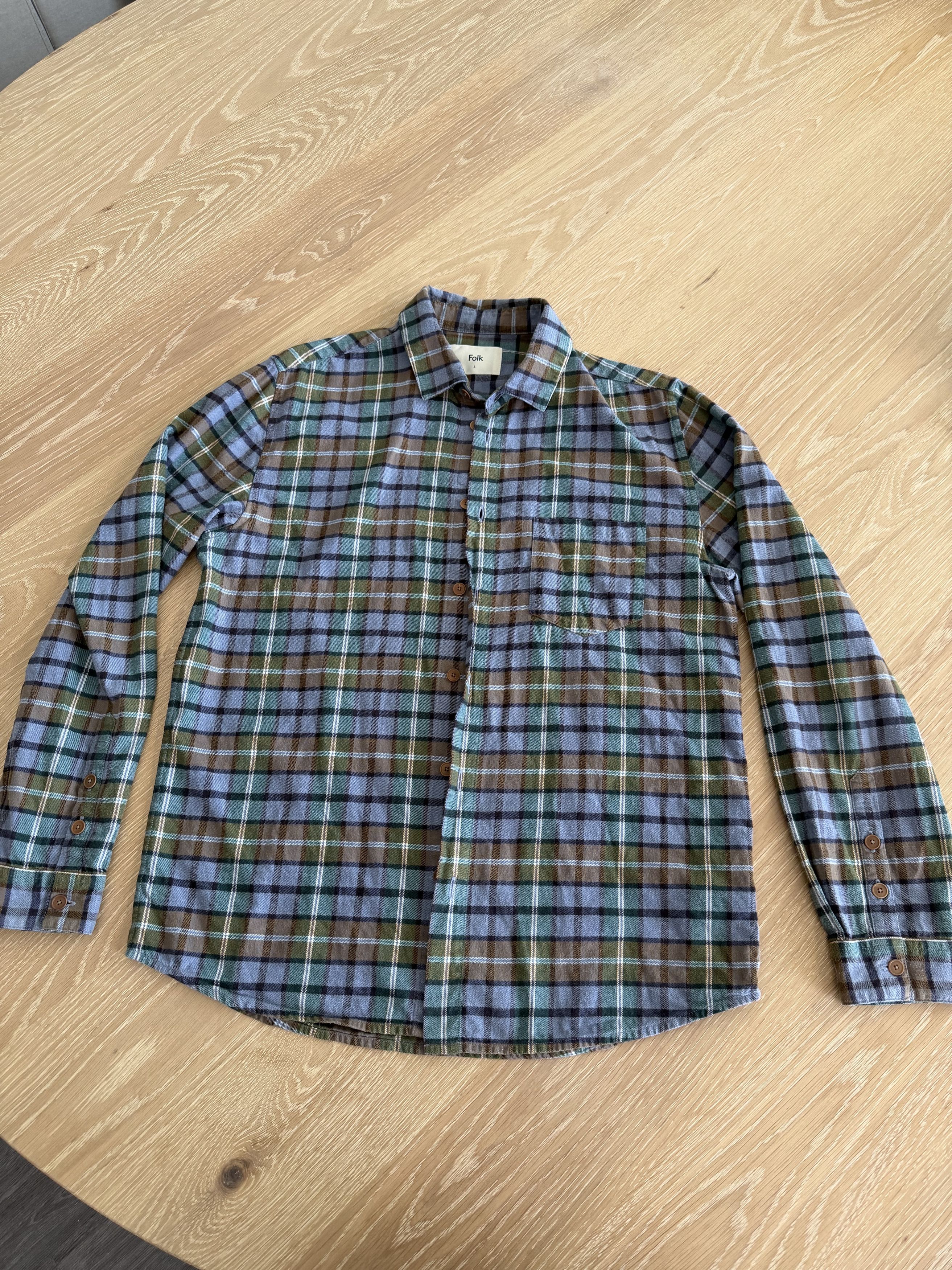 Folk Folk Flannel Shirt Size US L / EU 52-54 / 3 - 1 Thumbnail