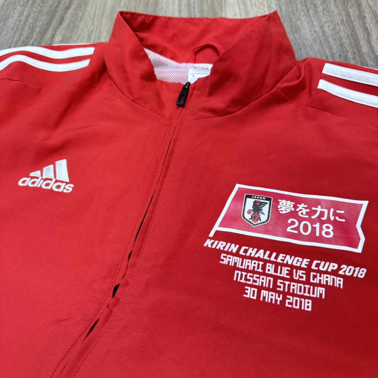 Adidas × Japanese Brand Japan KIRIN challenge 2018 player issue/worn jacket Size US L / EU 52-54 / 3 - 3 Thumbnail