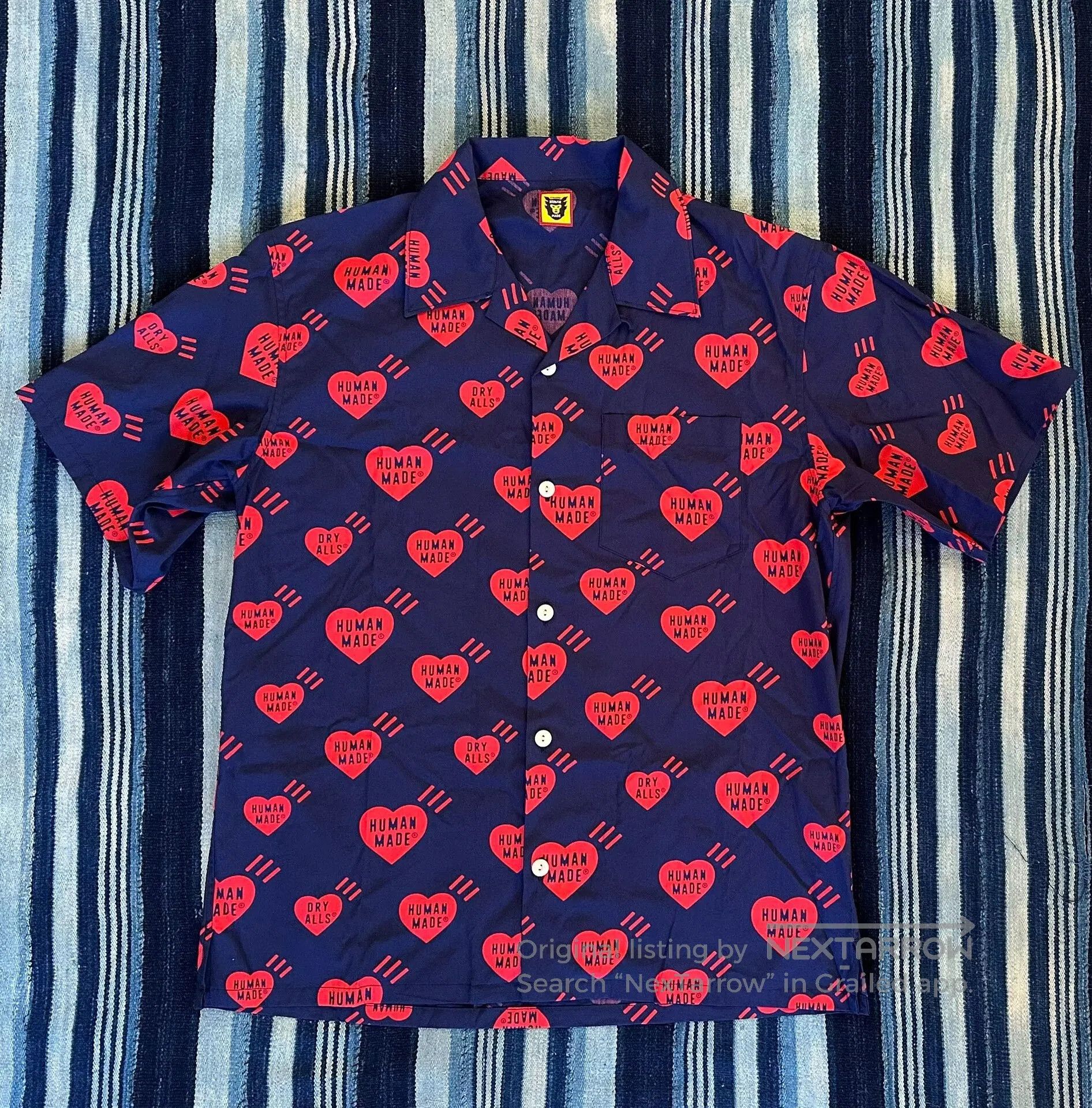 Human Made human made heart pattern aloha shirt. Size US M / EU 48-50 / 2 - 1 Thumbnail