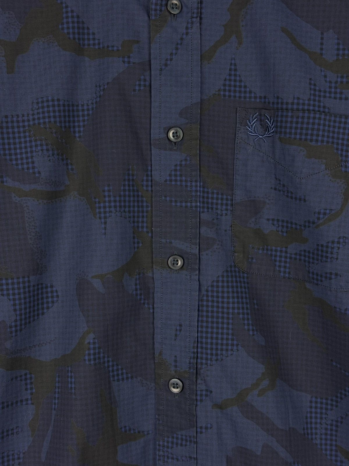 Fred Perry Fred Perry Men’s Patterned Long Sleeve Button Up Shirt Size US S / EU 44-46 / 1 - 9 Thumbnail