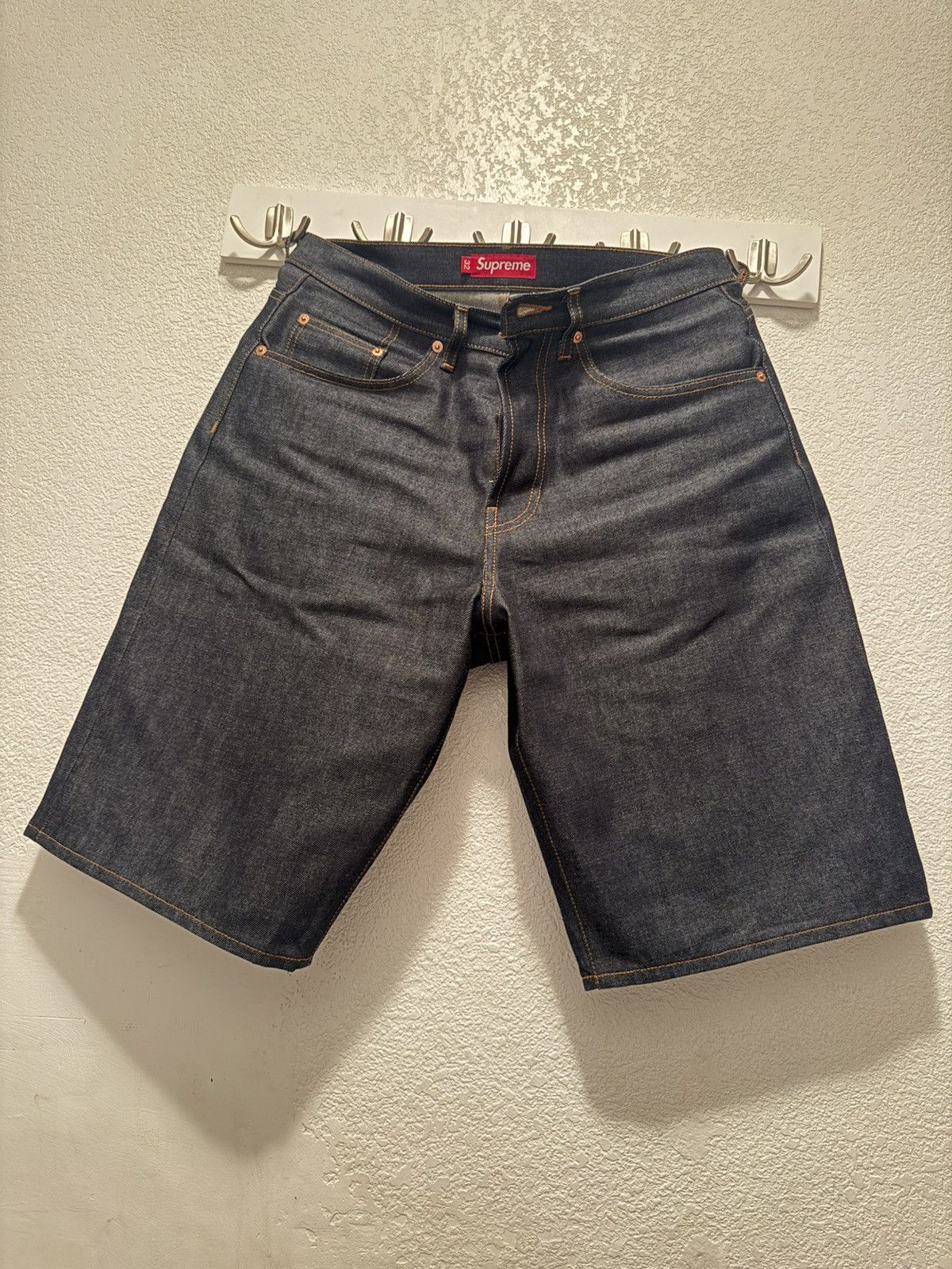 Supreme Rigid Baggy Selvedge Denim Short Supreme Rigid Baggy