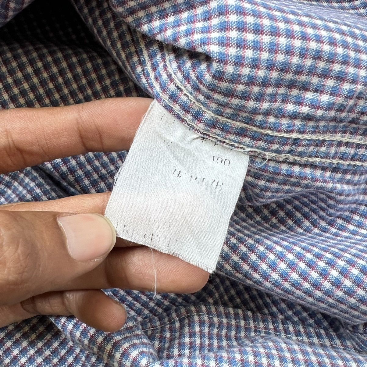 Sugar Cane 2000s Sugar Cane Work Wear Gingham Button Longsleeve Shirt Size US XL / EU 56 / 4 - 6 Thumbnail