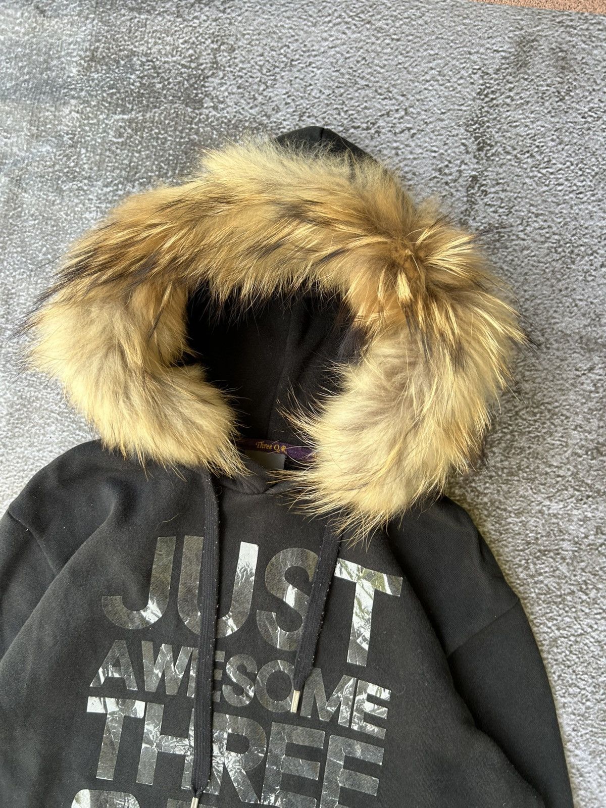 Hysteric Glamour Three qr japanese vkei style fur hoodie Size US M / EU 48-50 / 2 - 9 Thumbnail