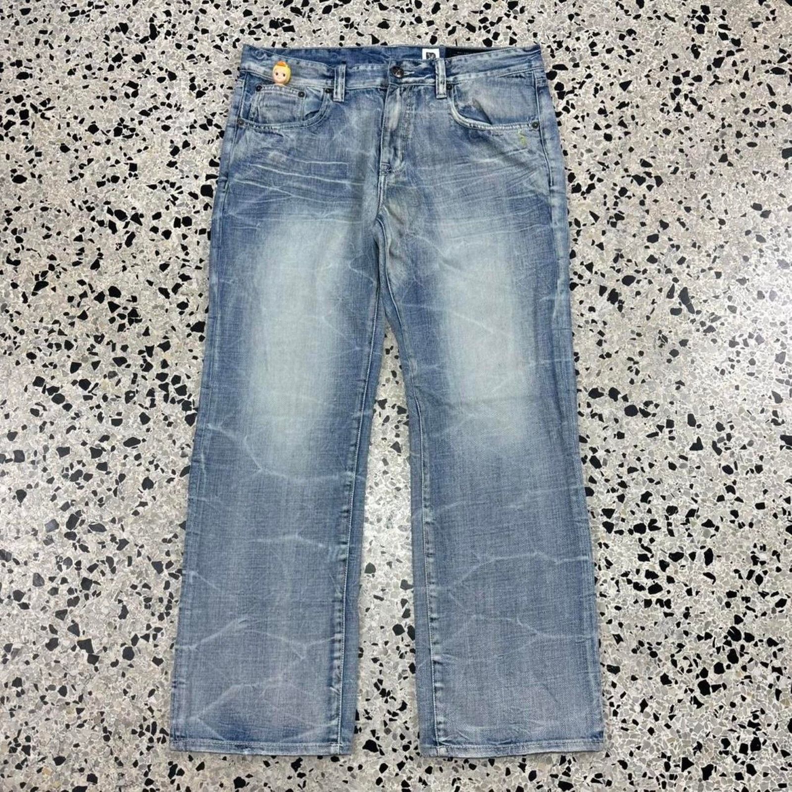 Ecko Unltd. VINTAGE Y2K MARC ECKO CUT & SEW LIGHTWASH DENIM JEANS: Size US 34 / EU 50 - 1 Thumbnail