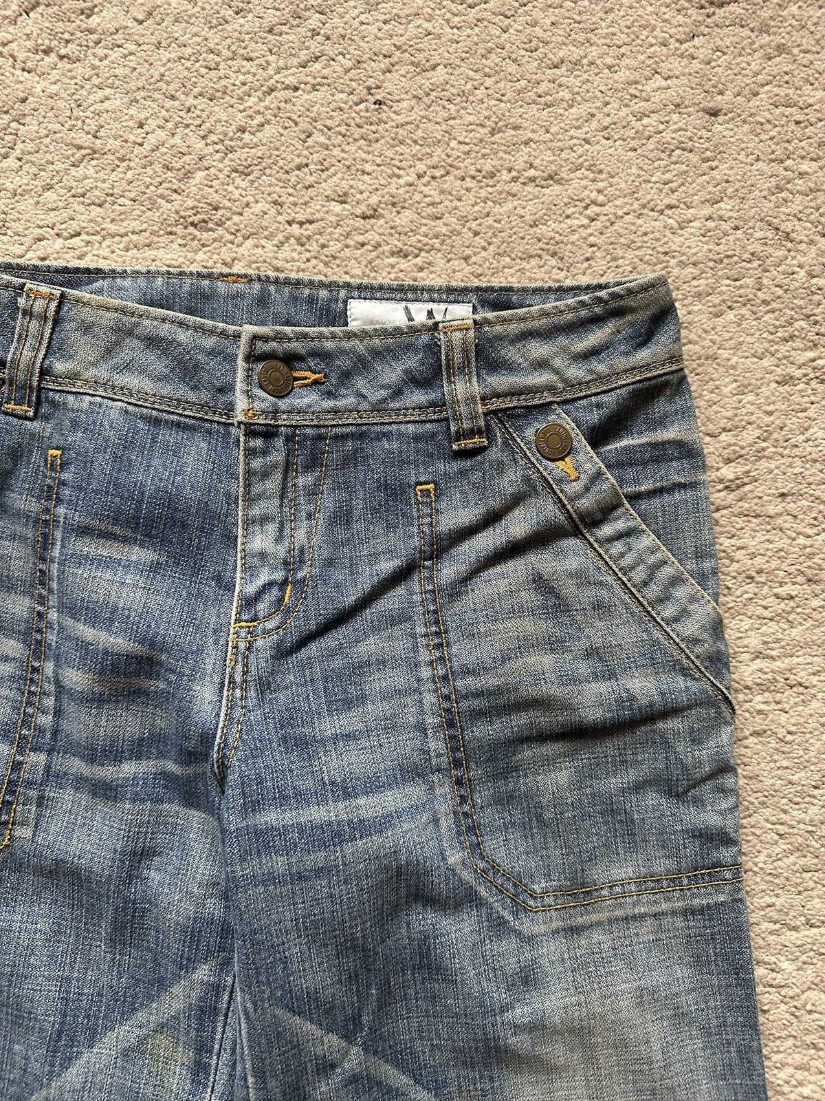 Japanese Brand 2000s LAUTREAMONT vintage Flare Jeans Size US 30 / EU 46 - 6 Thumbnail
