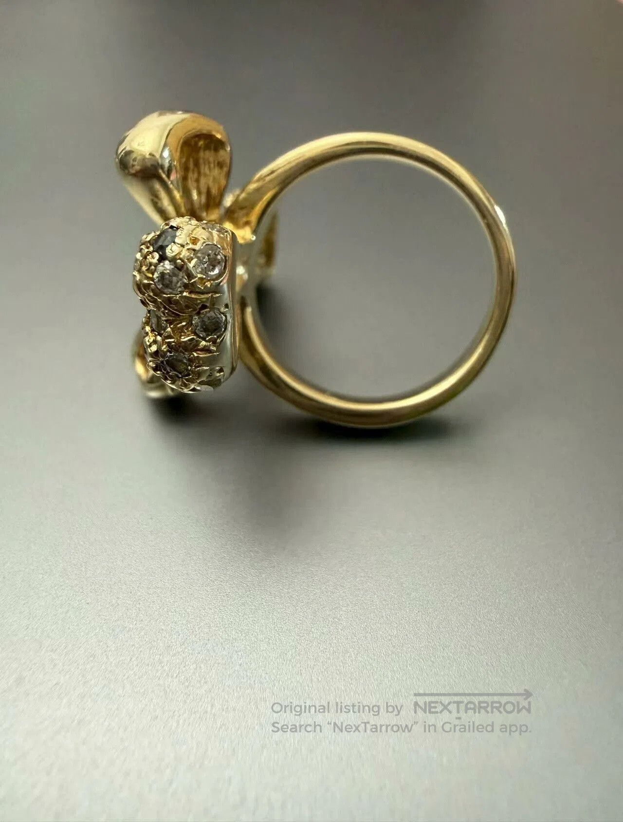 Vivienne Westwood Vivienne Westwood Saturn Diamond Bone Ring. Size ONE SIZE - 4 Thumbnail