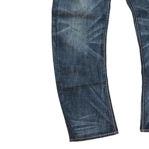 Evisu RARE Evisu Curved Leg Embroidered Jeans Size 36 Blue Size US 36 / EU 52 - 12 Thumbnail